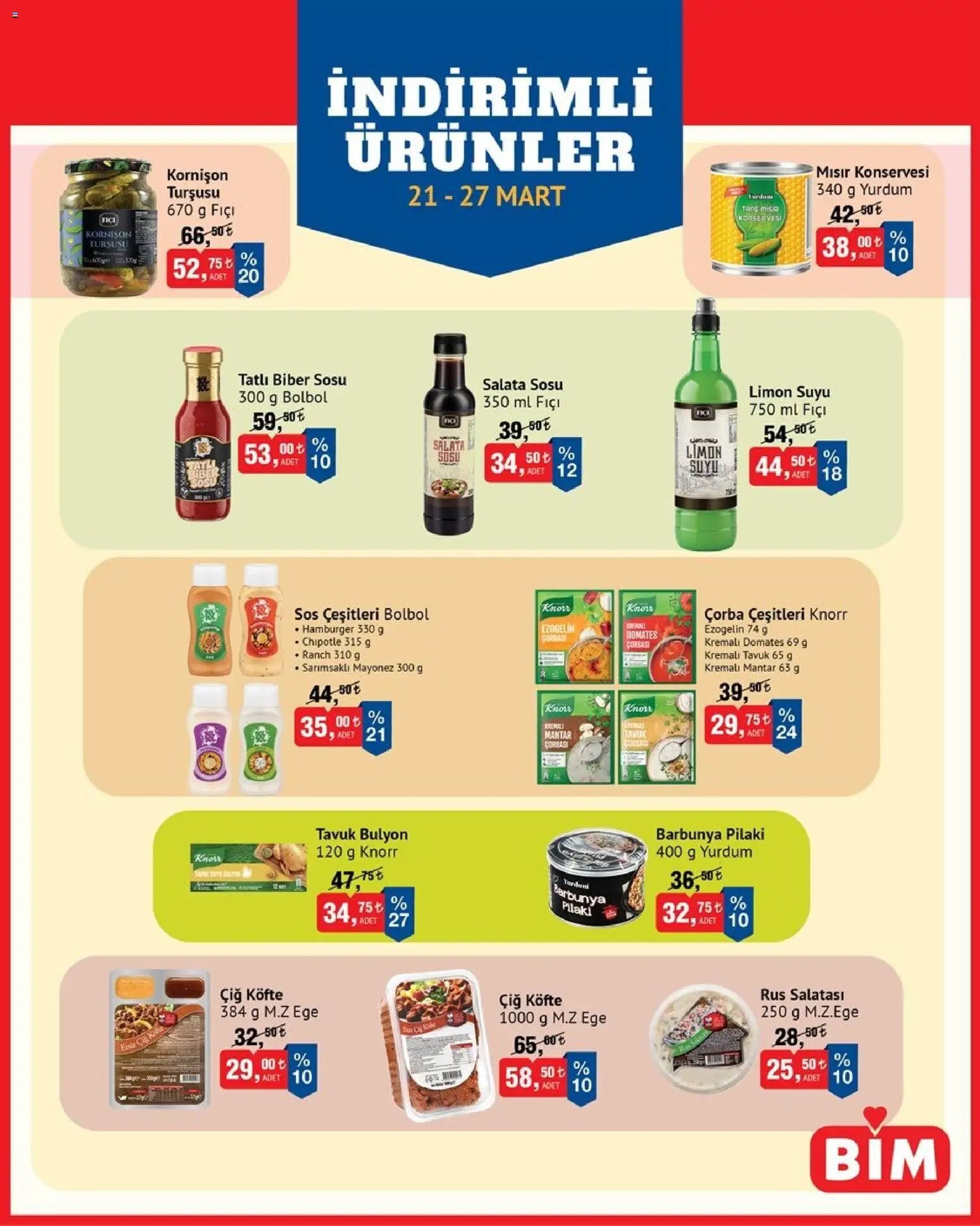 BİM - İndirimli Ürünler