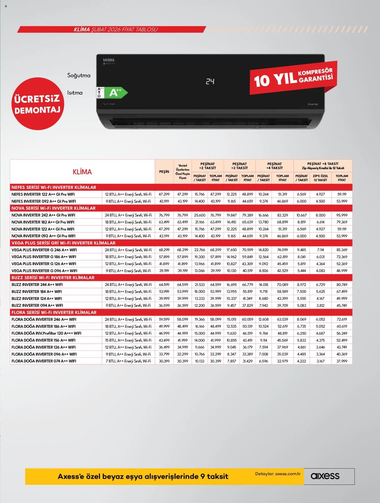 Vestel Katalog