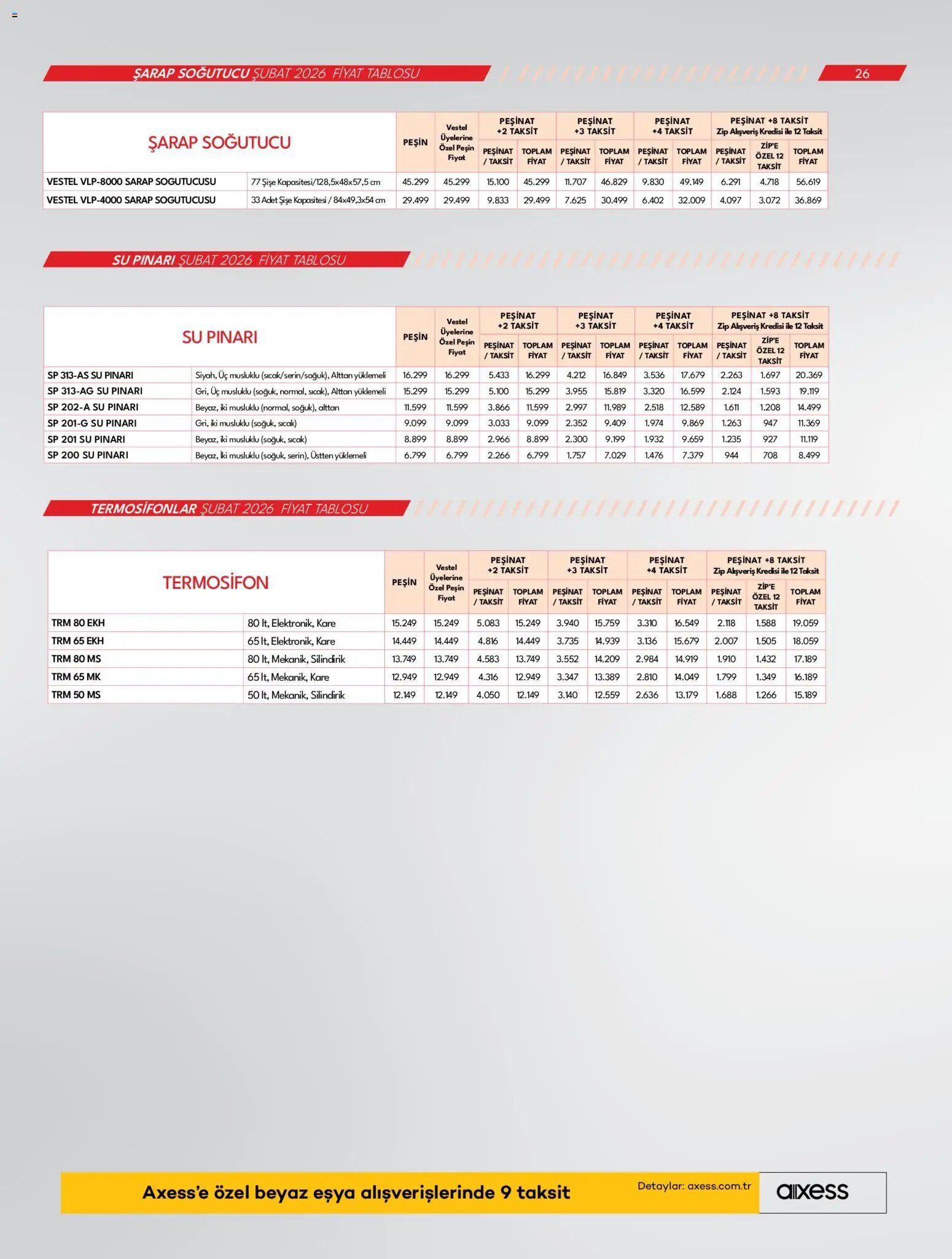 Vestel Katalog