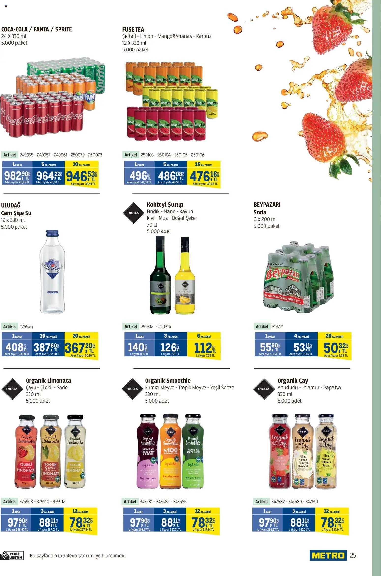 Metro - Kafeler & Pastaneler Kataloğu