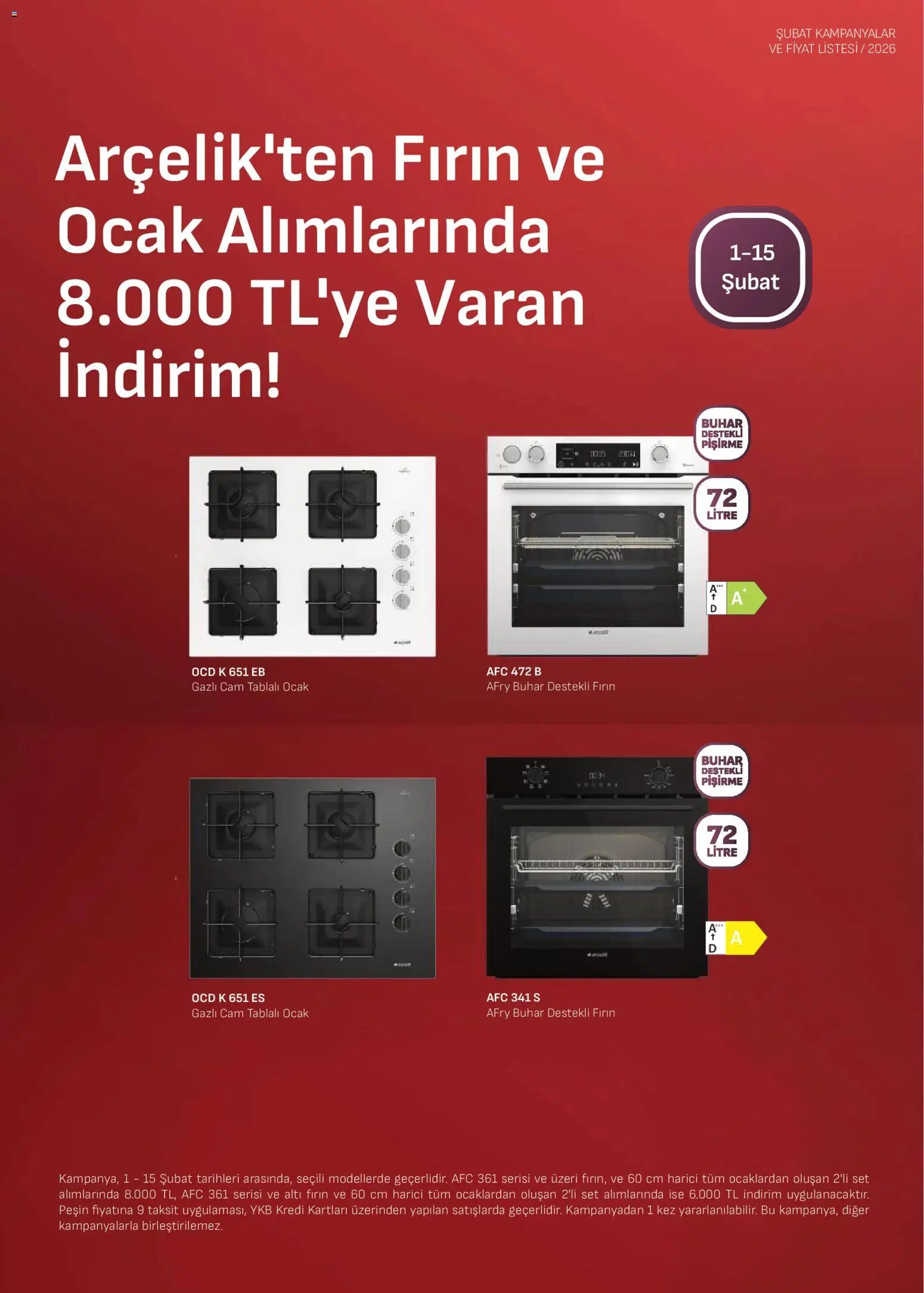 Arçelik Ankastre Kataloğu