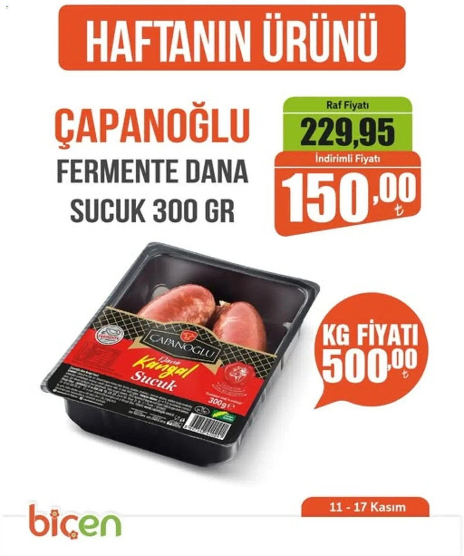 Biçen Market - Haftanın Ürünü