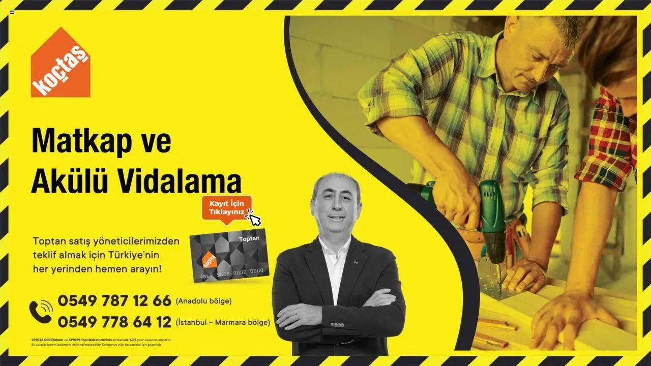 Koçtaş Matkap ve Akülü Vidalama