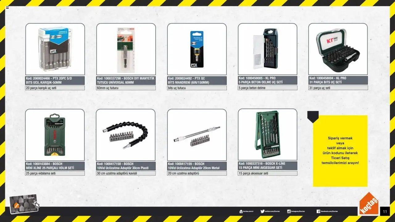 Koçtaş Matkap ve Akülü Vidalama