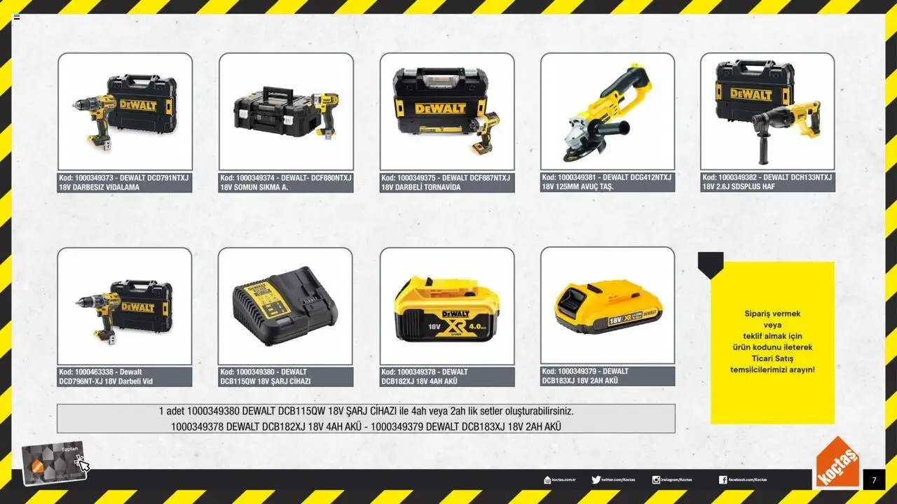 Koçtaş Matkap ve Akülü Vidalama