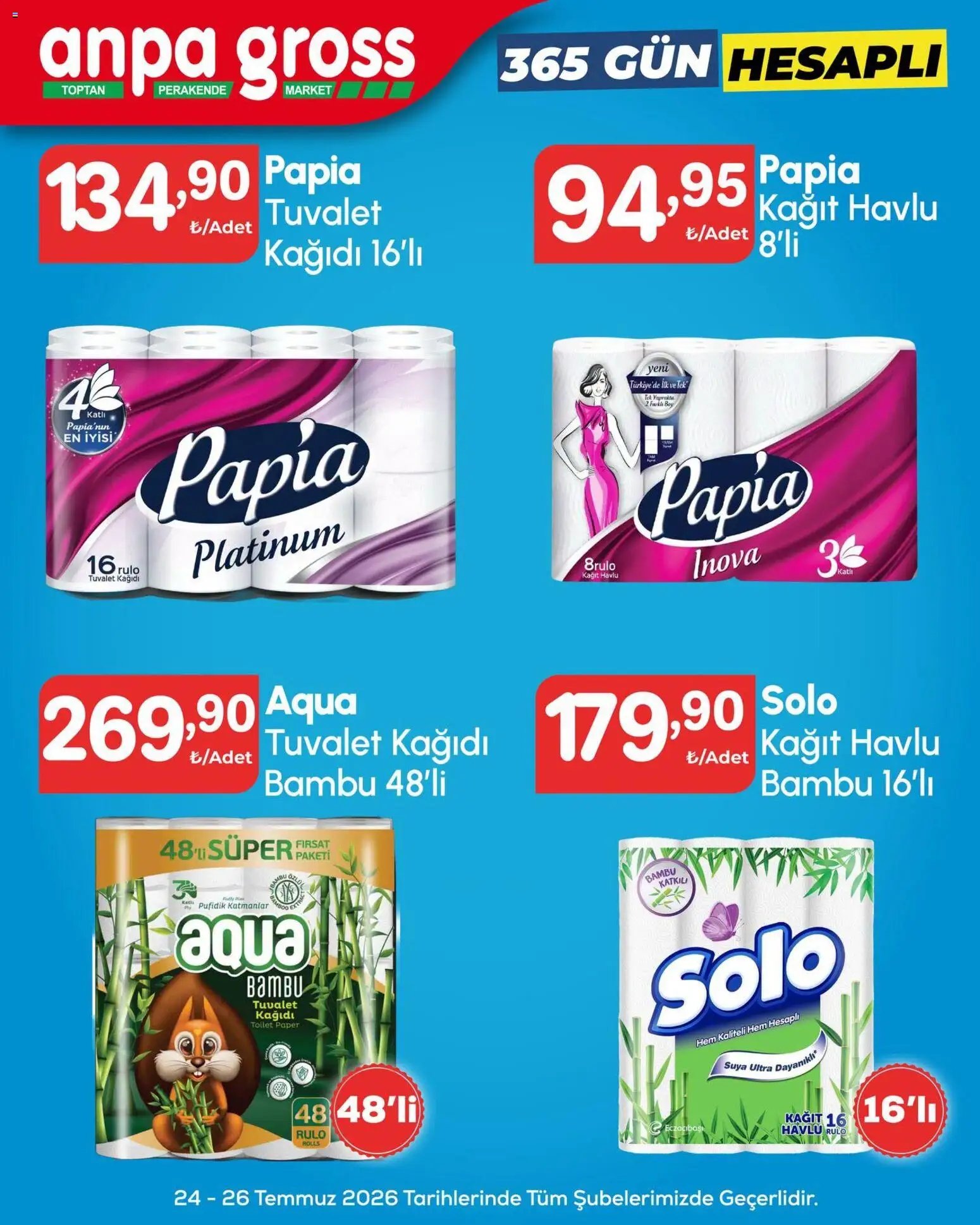 Anpa Gross - Hafta sonu fırsatları, İndirim