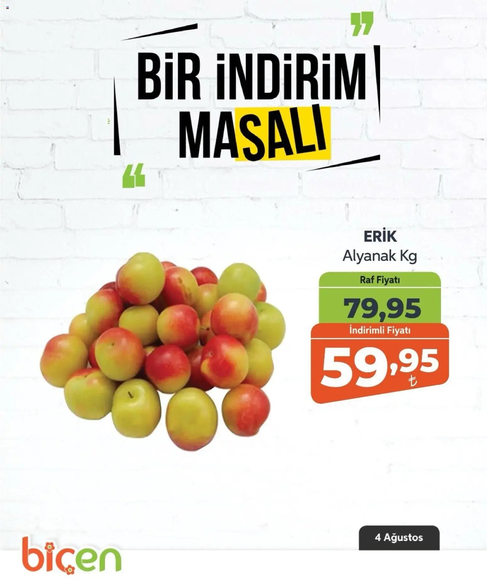 Biçen Market - Bir İndirim MaSalı - meyve