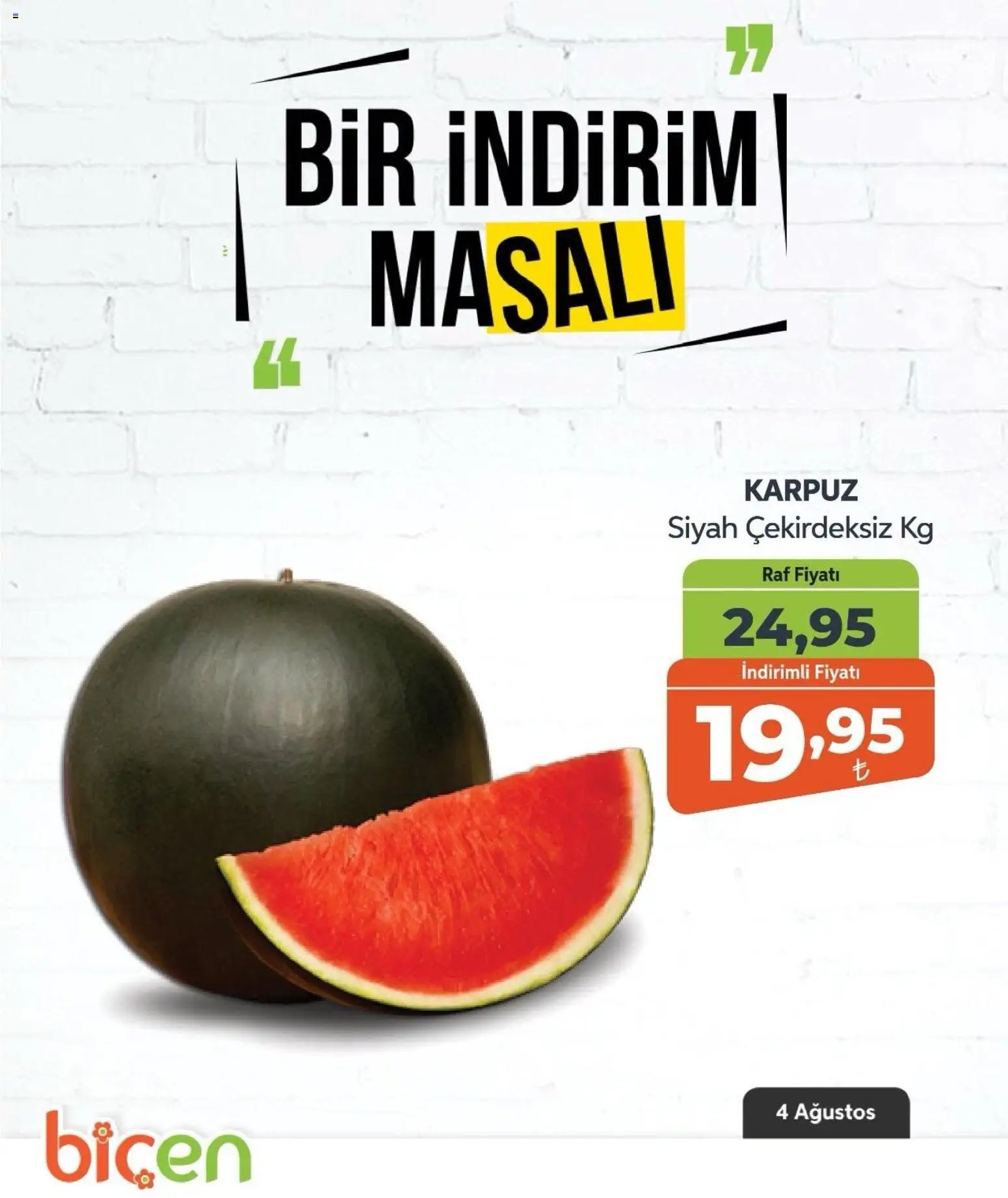Biçen Market - Bir İndirim MaSalı - meyve