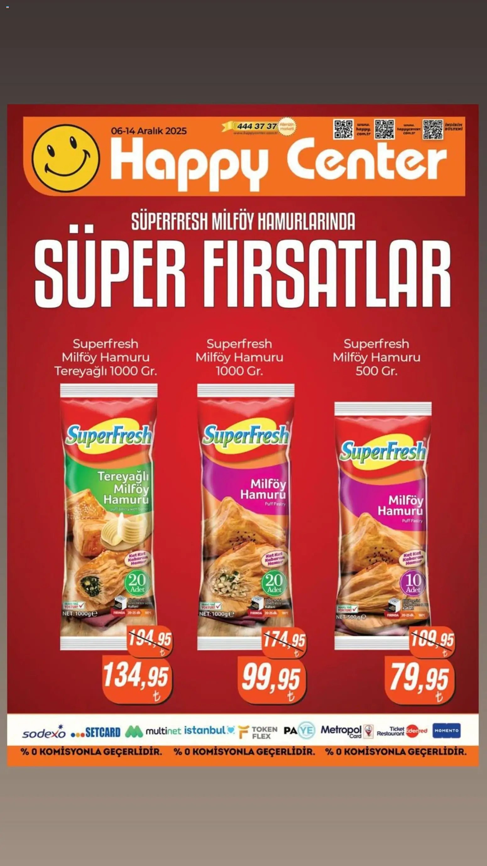 Happy Süper fırsatlar