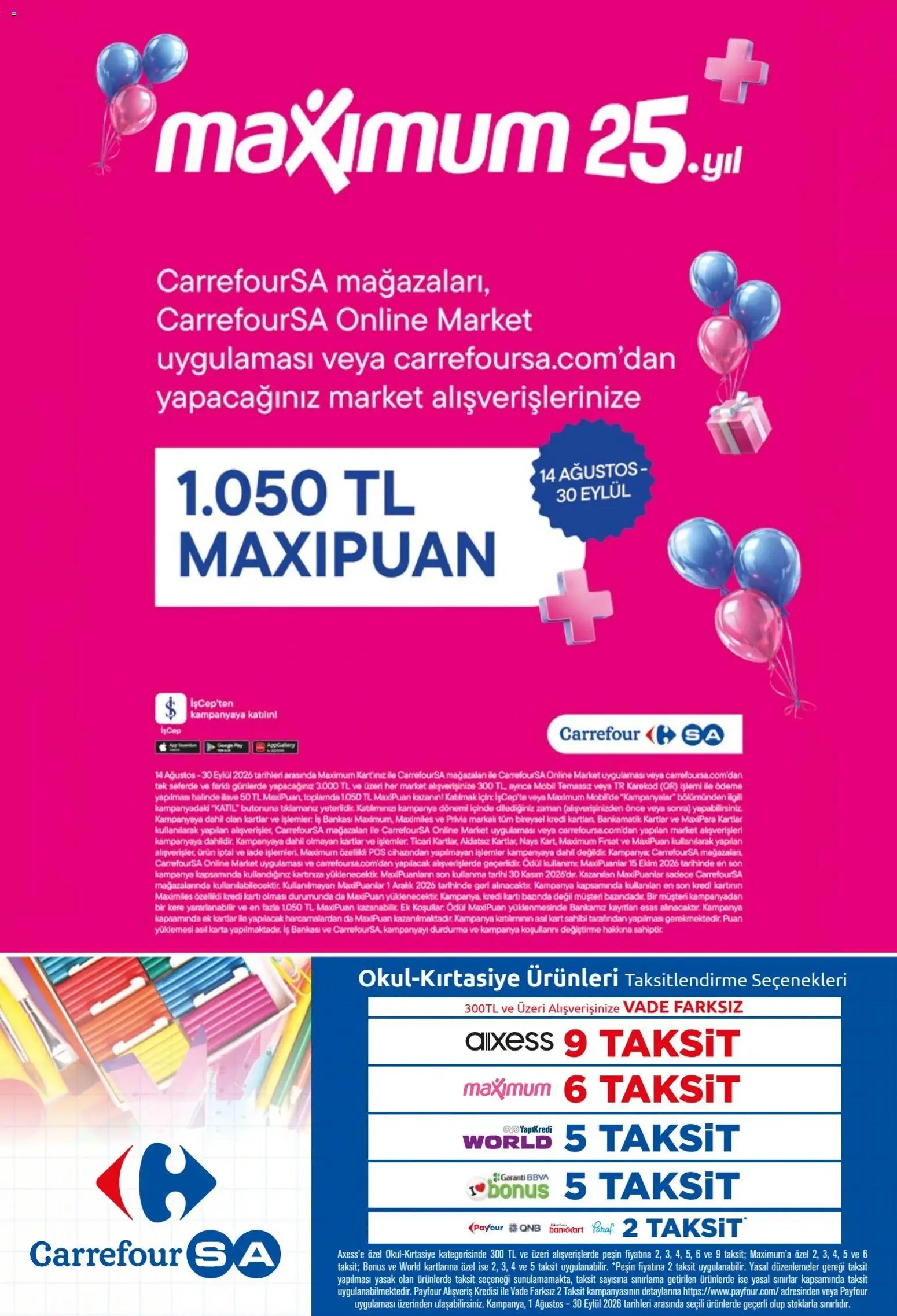 CarrefourSA - Okula dönüş