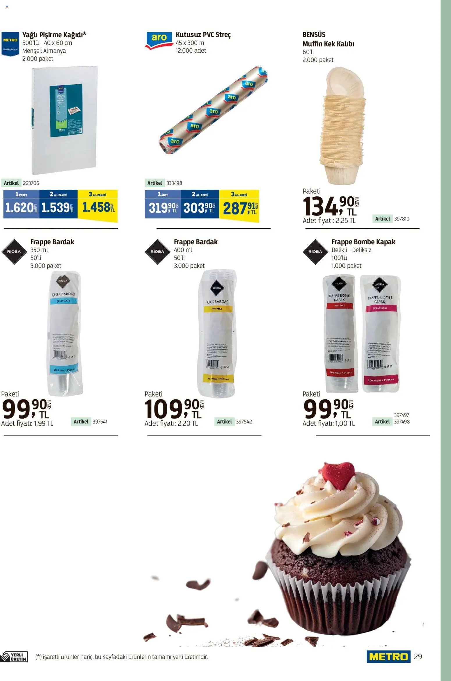 Metro - Kafeler & Pastaneler Kataloğu