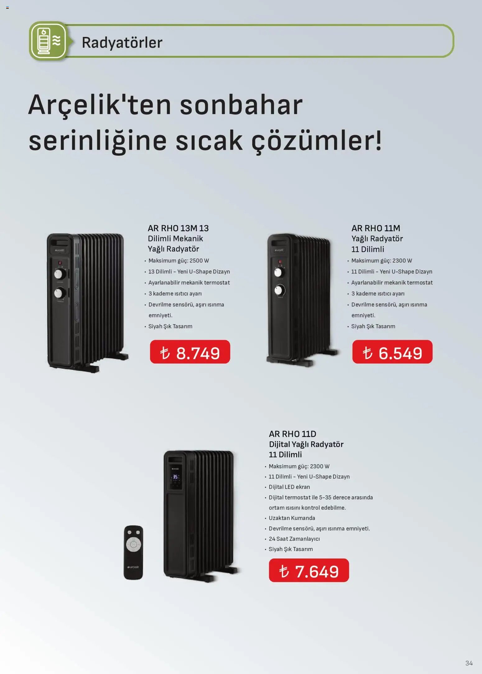 Arçelik - İklimlendirme Kataloğu
