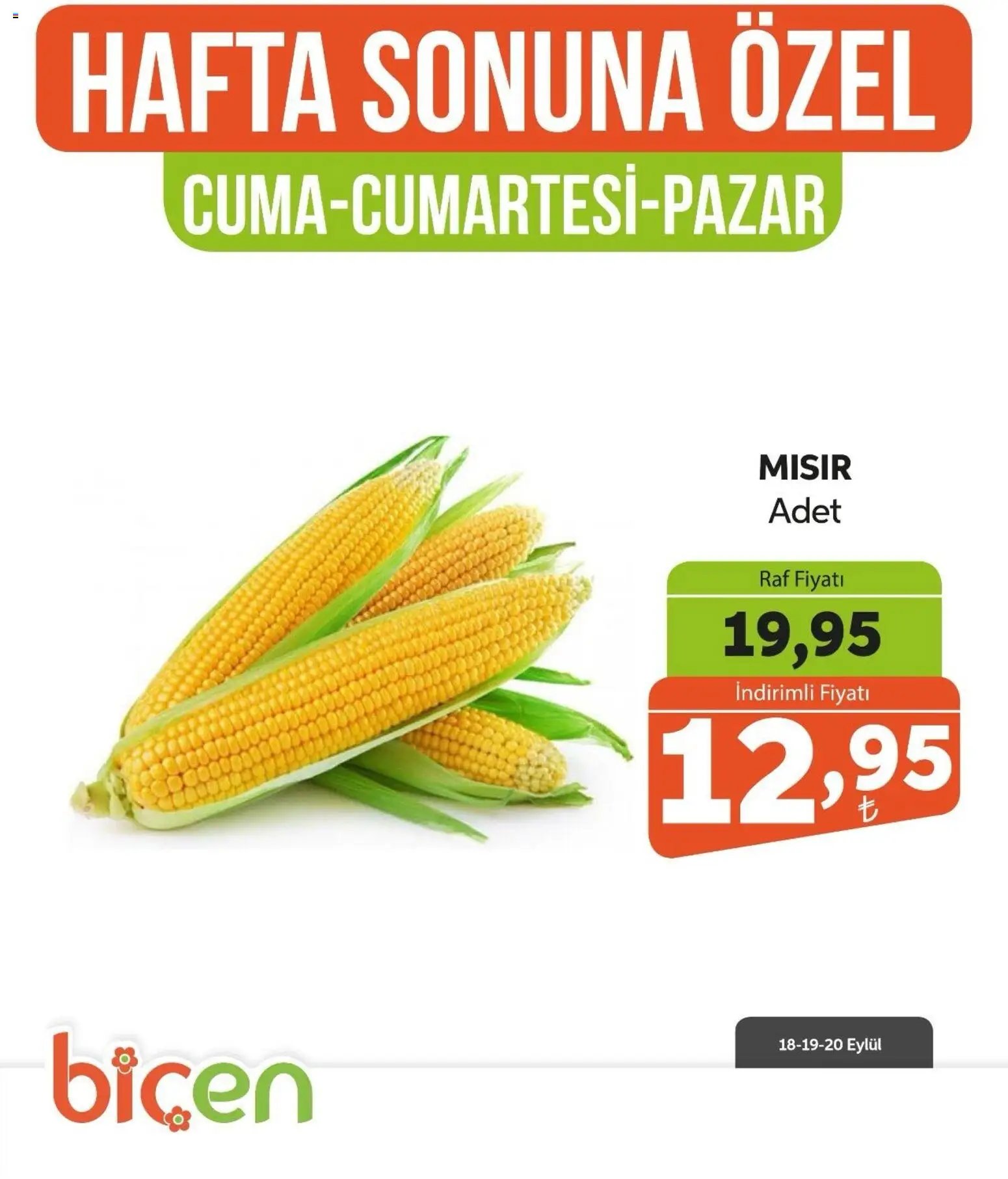 Biçen Market - Hafta Sonuna Özel - Sebze İndirimi