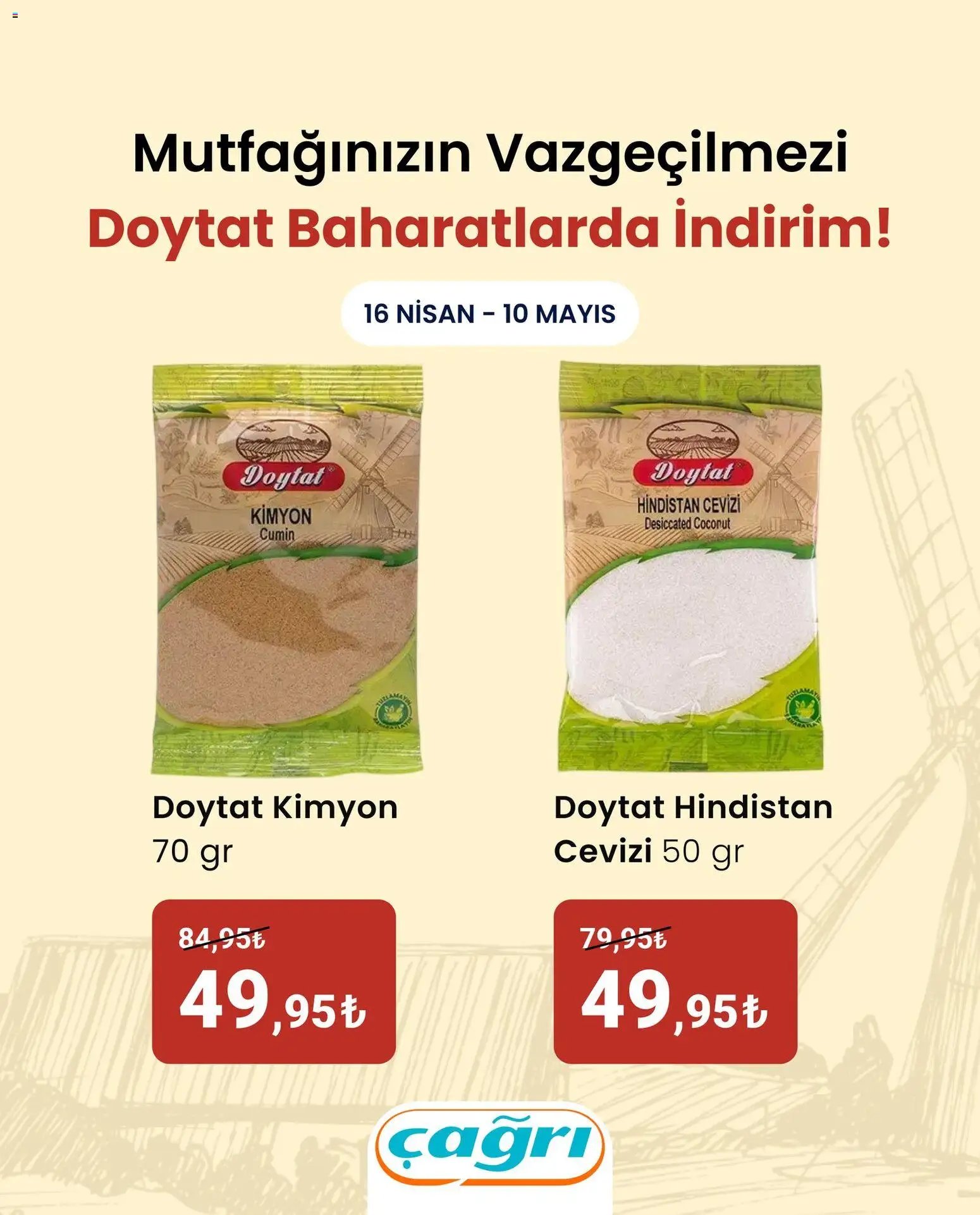Çağrı Market - Doytat Baharatlarda İndirim
