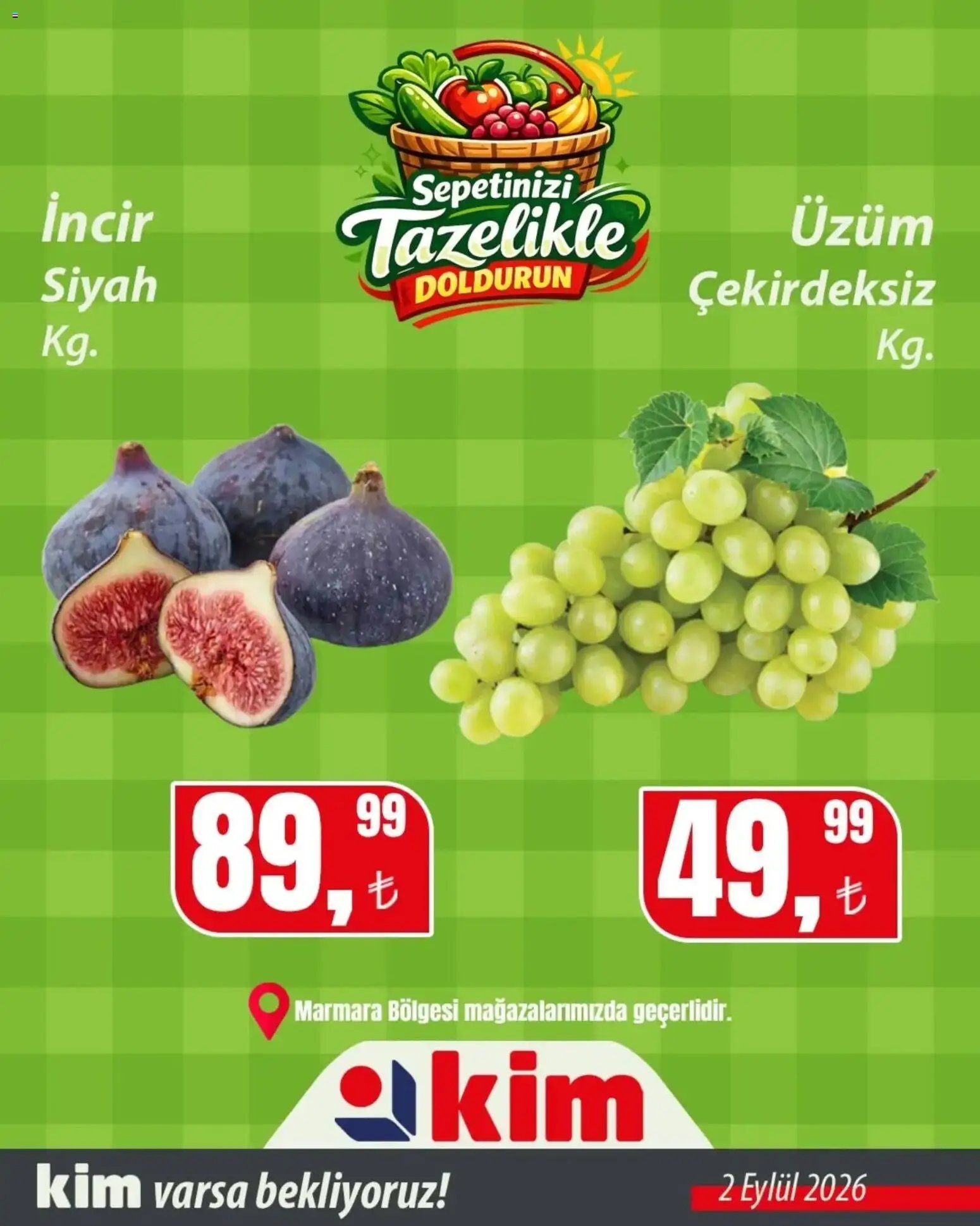 Kim Market Sebze ve meyve - Marmara Insert