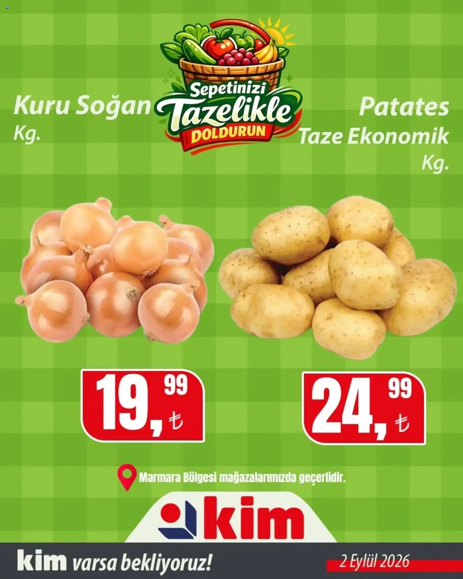 Kim Market Sebze ve meyve - Marmara Insert