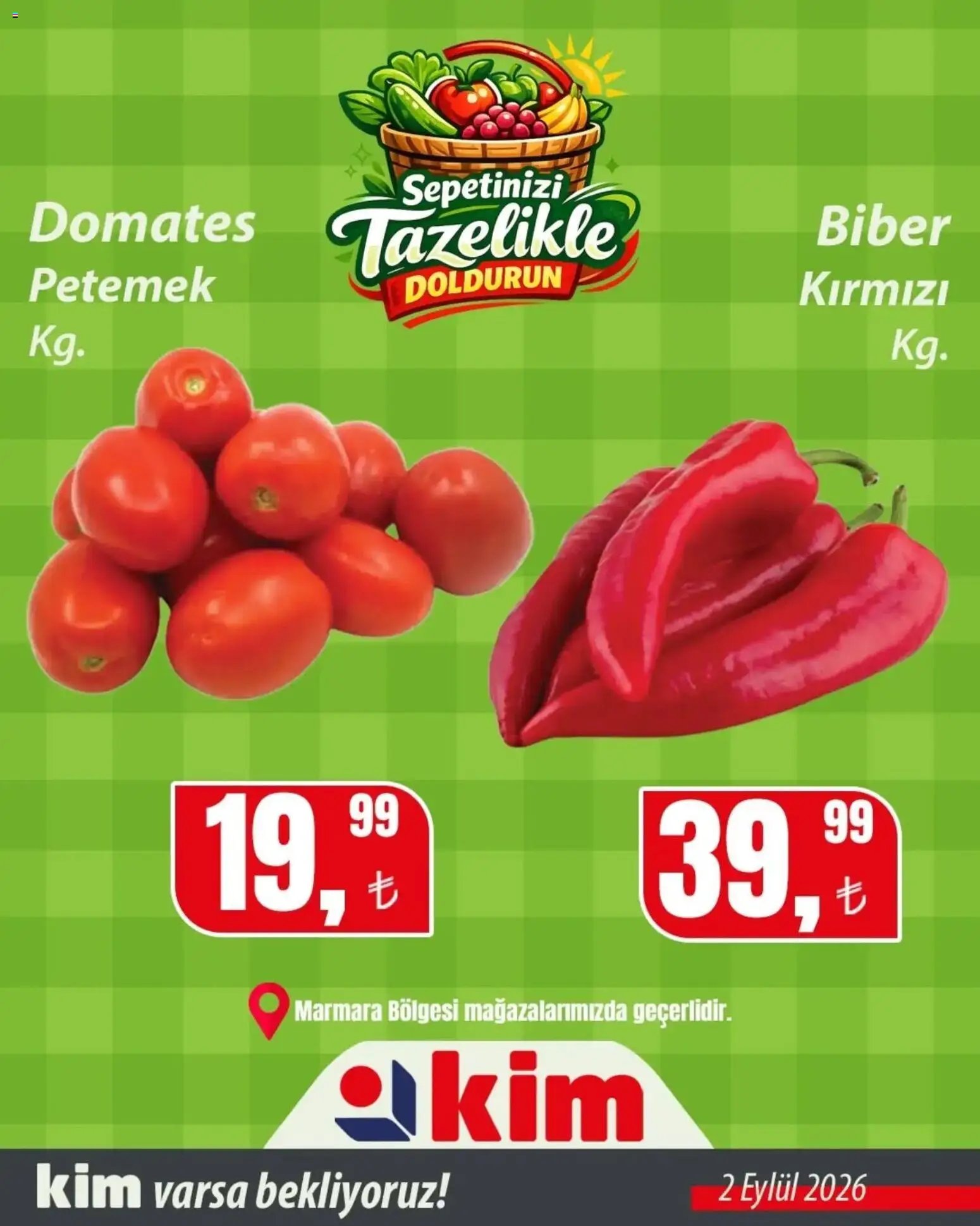 Kim Market Sebze ve meyve - Marmara Insert