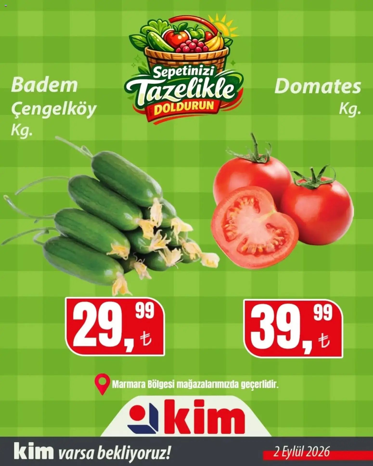Kim Market Sebze ve meyve - Marmara Insert