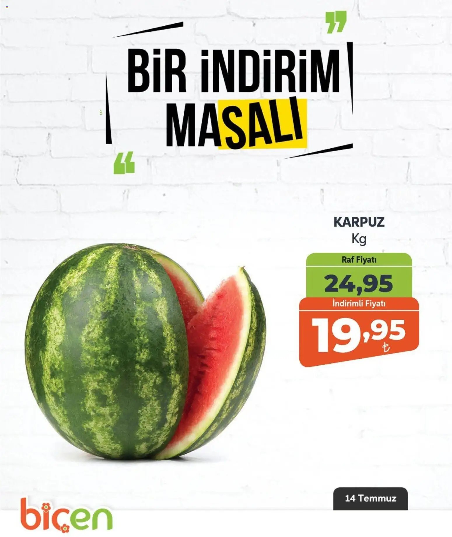 Biçen Market - Bir İndirim MaSalı - meyve