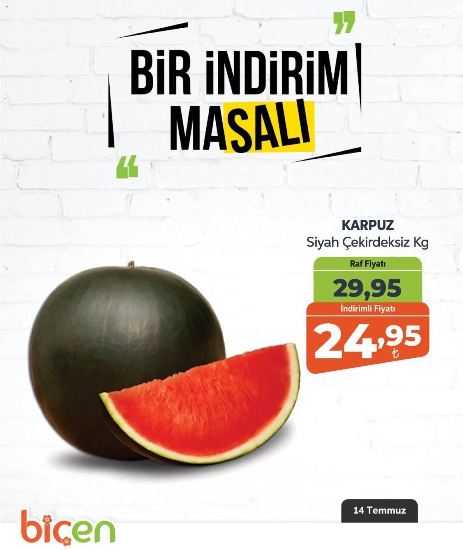 Biçen Market - Bir İndirim MaSalı - meyve