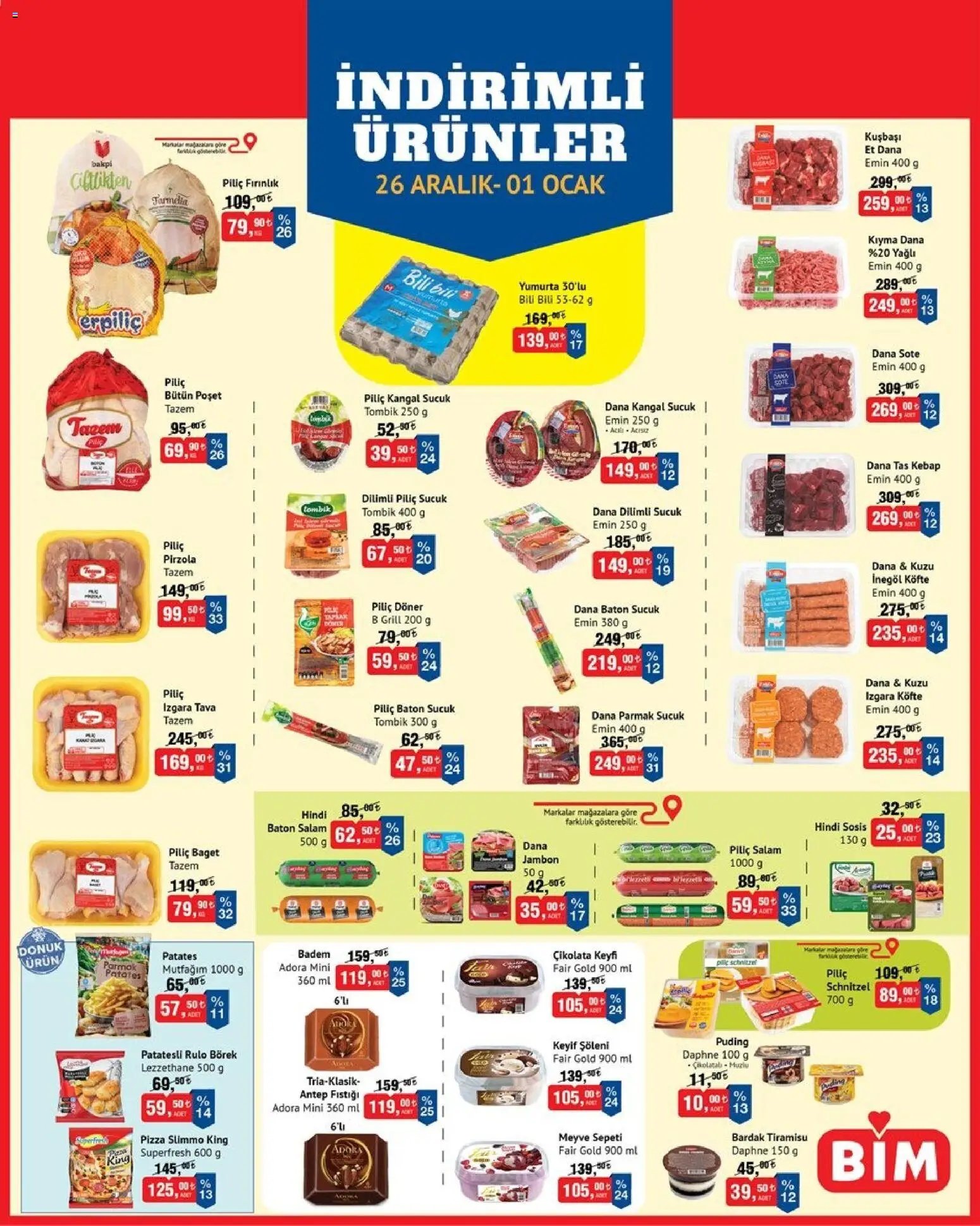 BİM İndirimli Ürünler