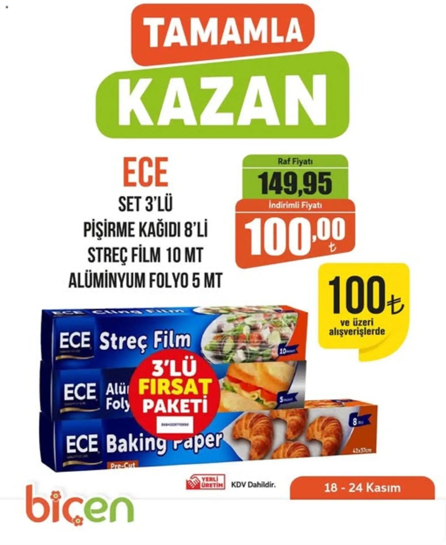 Biçen Market - Tamamla Kazan