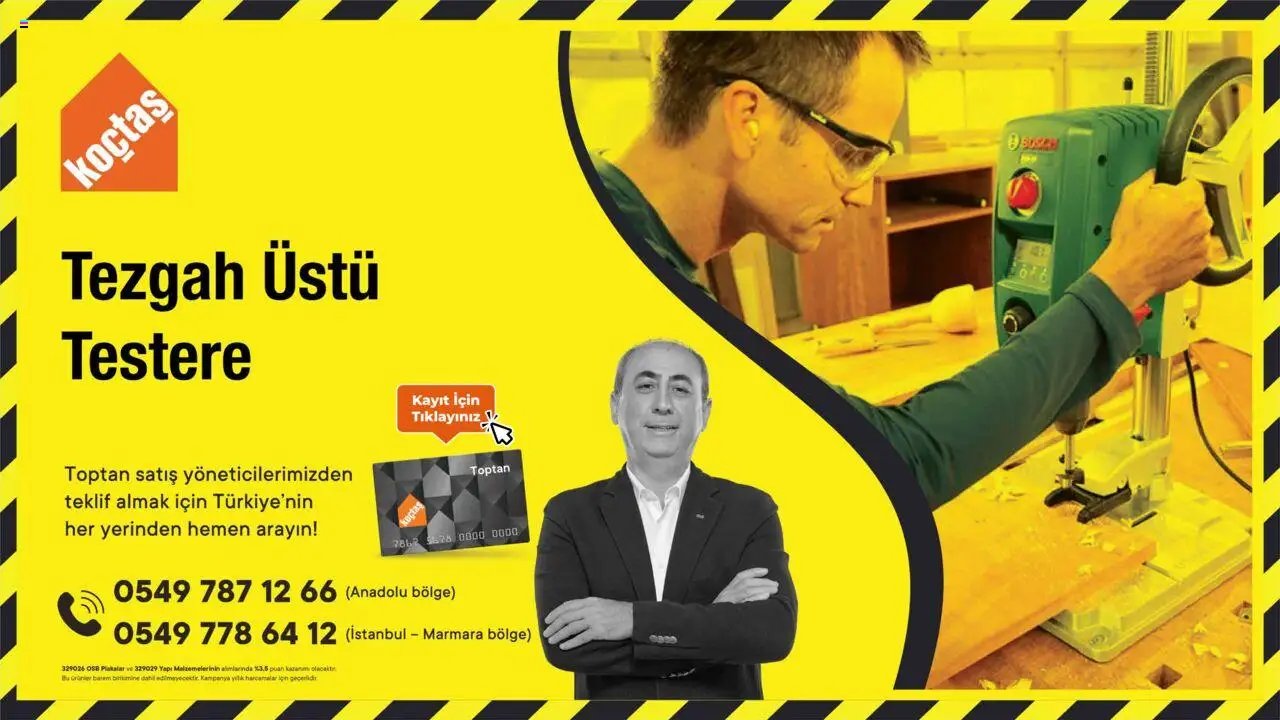 Koçtaş Tezgah Üstü Testere