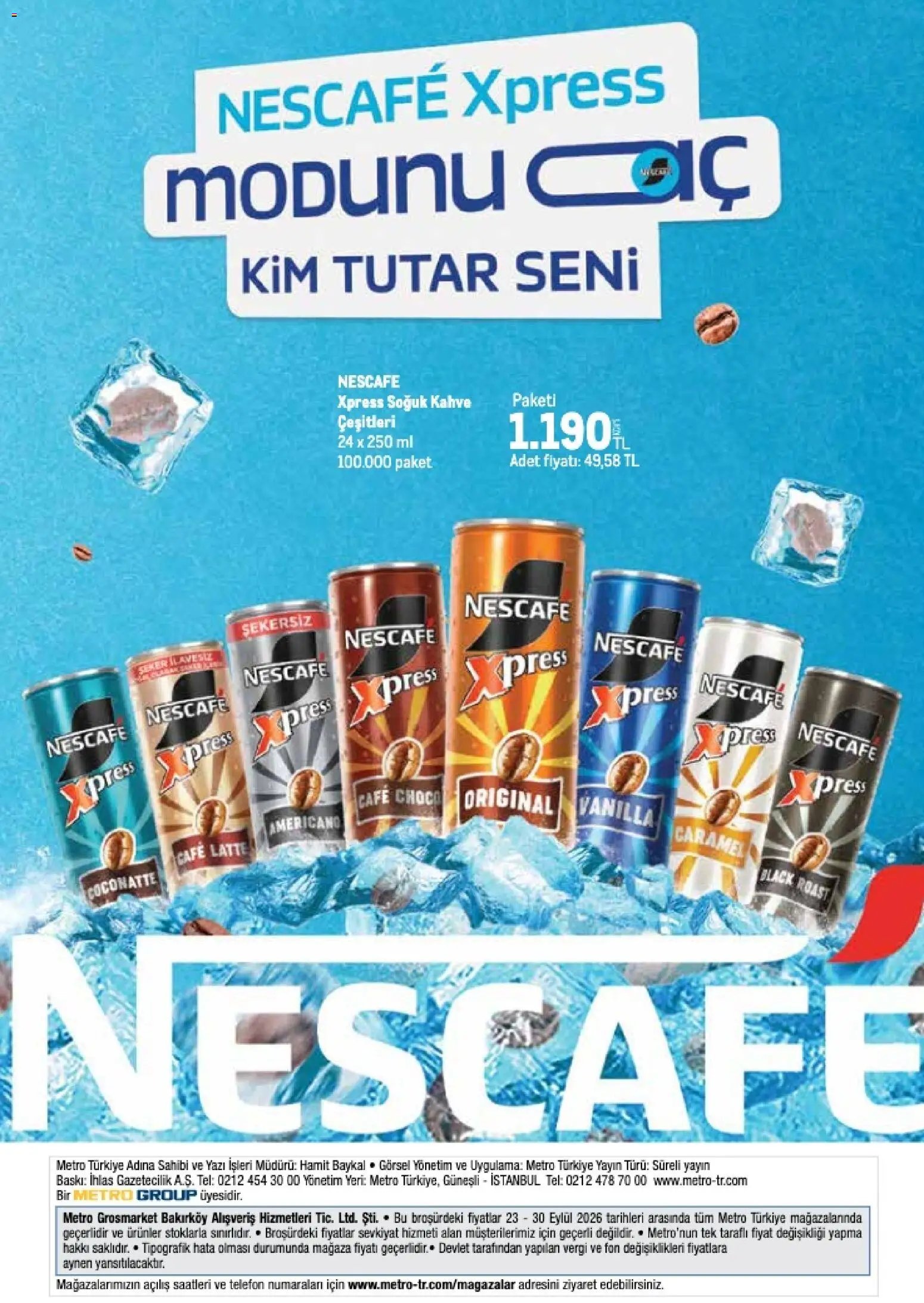 Metro - Q4 Tedarikçi Flyer