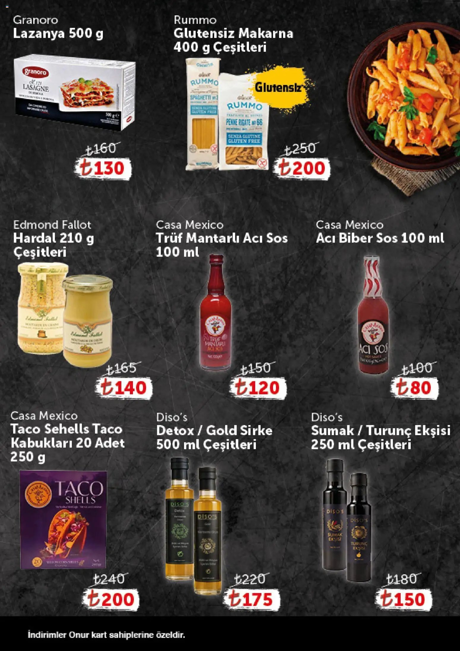 Onur Market - Katalog Gurme