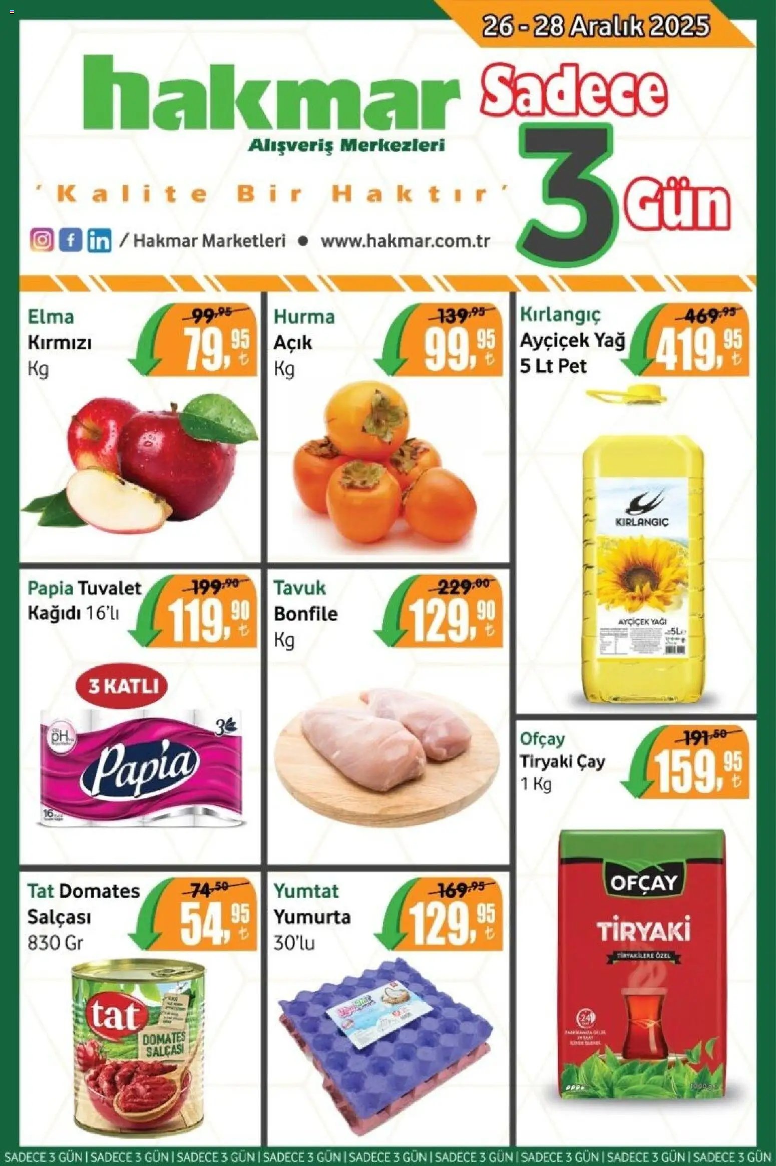 Hakmar - Katalog Sadece 3 Gün