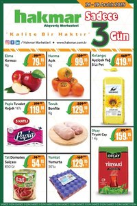 Hakmar - Katalog Sadece 3 Gün