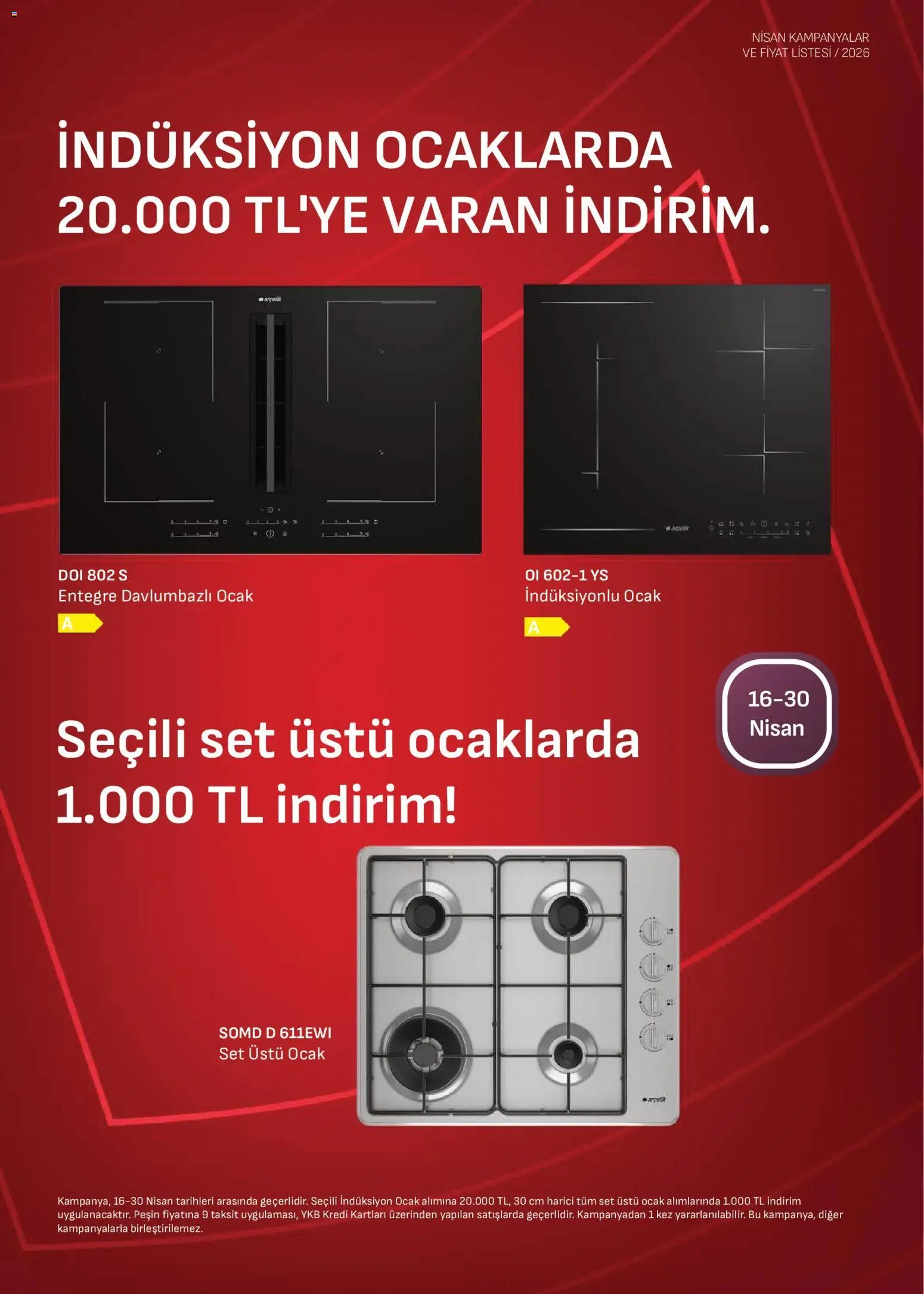 Arçelik - Ankastre Kataloğu