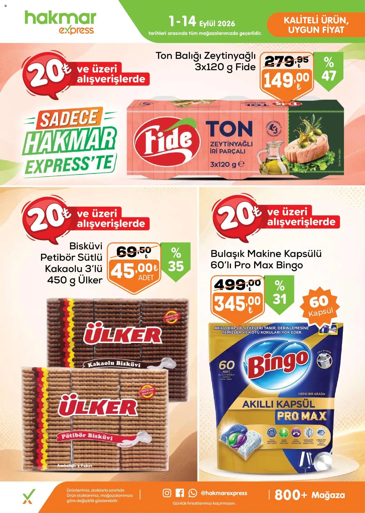 Hakmar Express - Salı Aktüel Ürünler