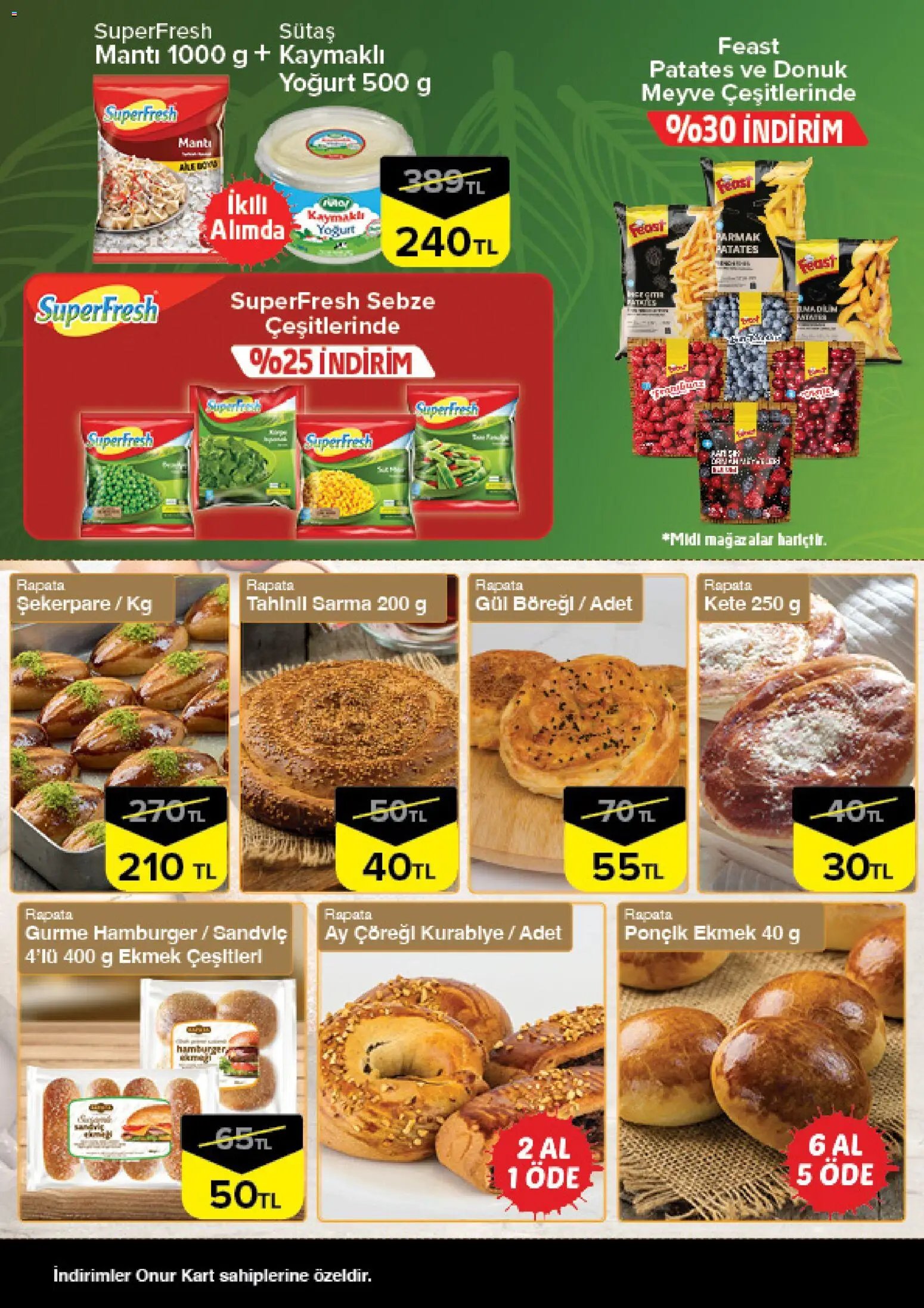 Onur Market - Taze Ürünlerde İndirimler - Bursa