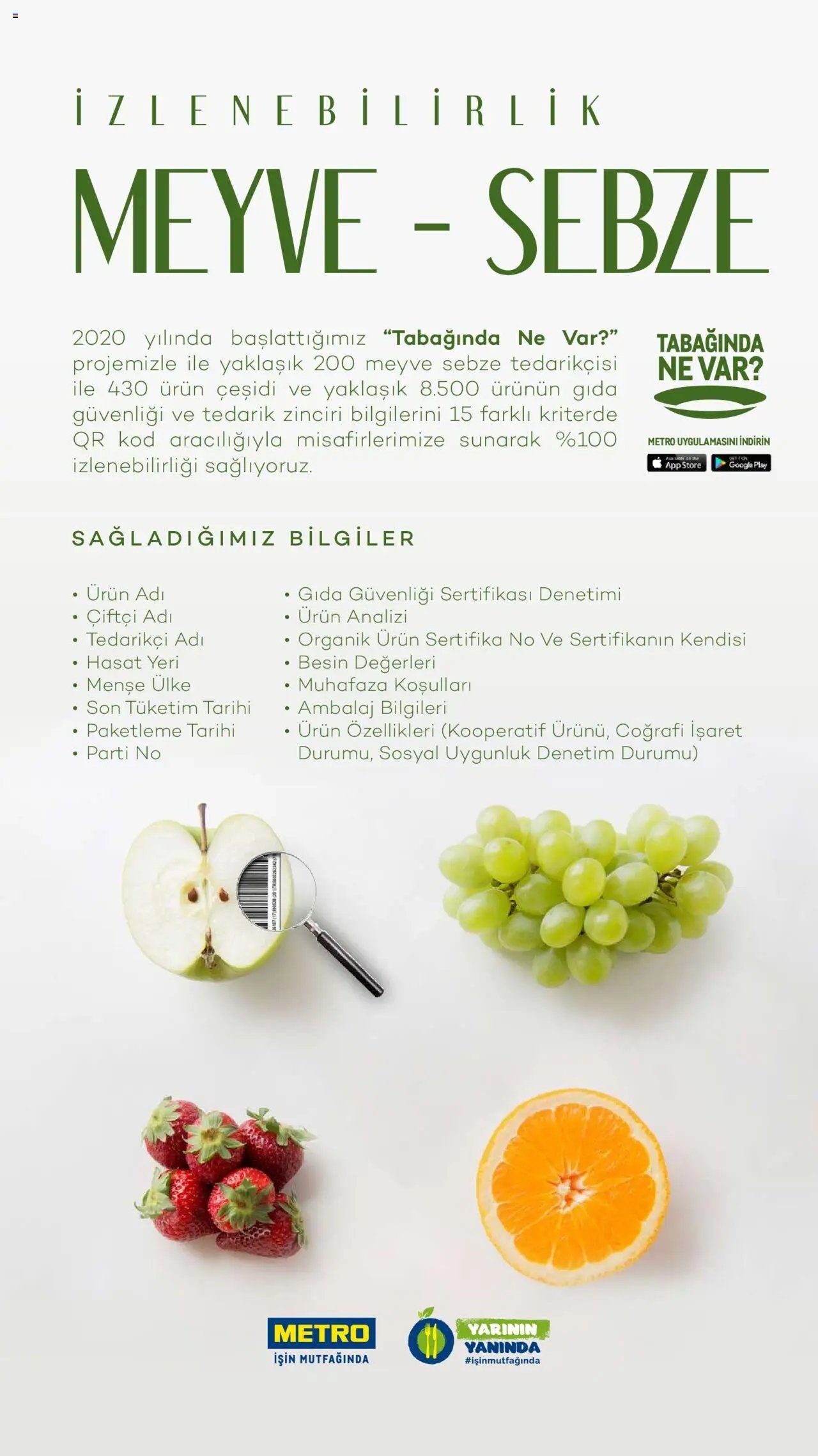 Metro Sürdürülebilir Ürünler Kataloğu