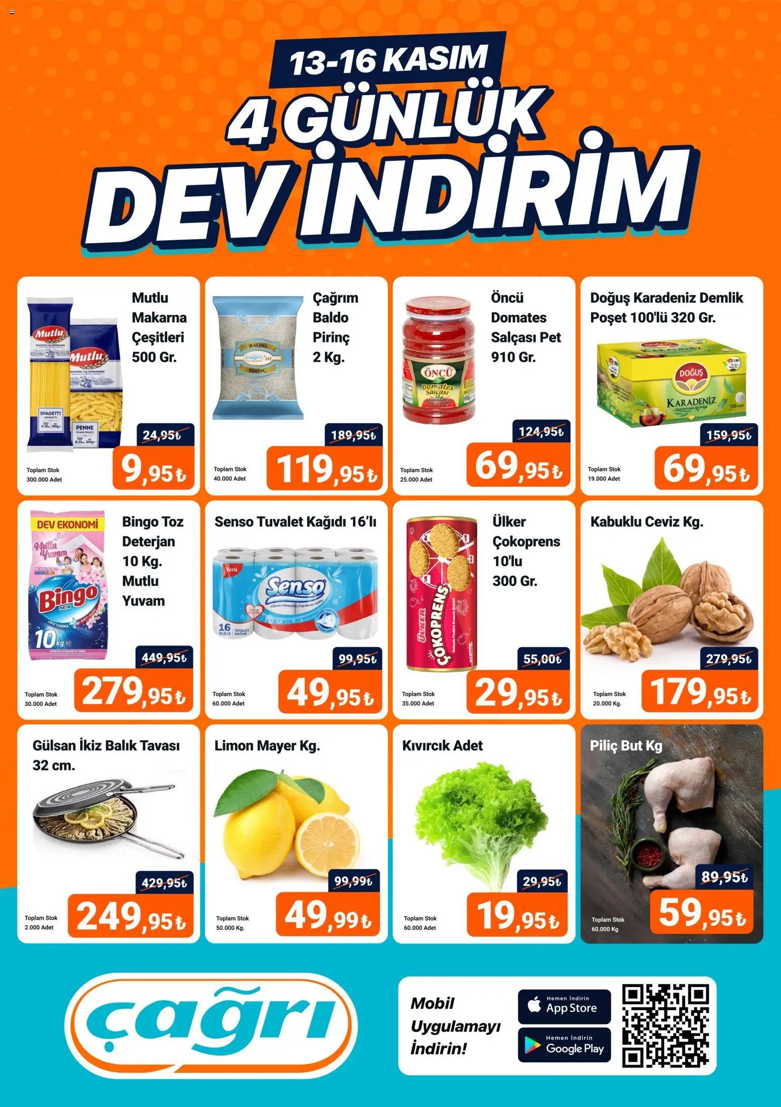 Çağrı Market - 4 Günlük Dev İndirim