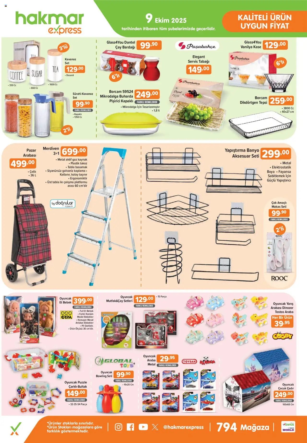 Hakmar Express Perşembe Aktüel Ürünler
