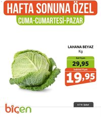 Biçen Market Hafta Sonuna Özel - Sebze İndirimi