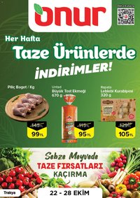 Onur Market - Taze Ürünlerde İndirimler Trakya