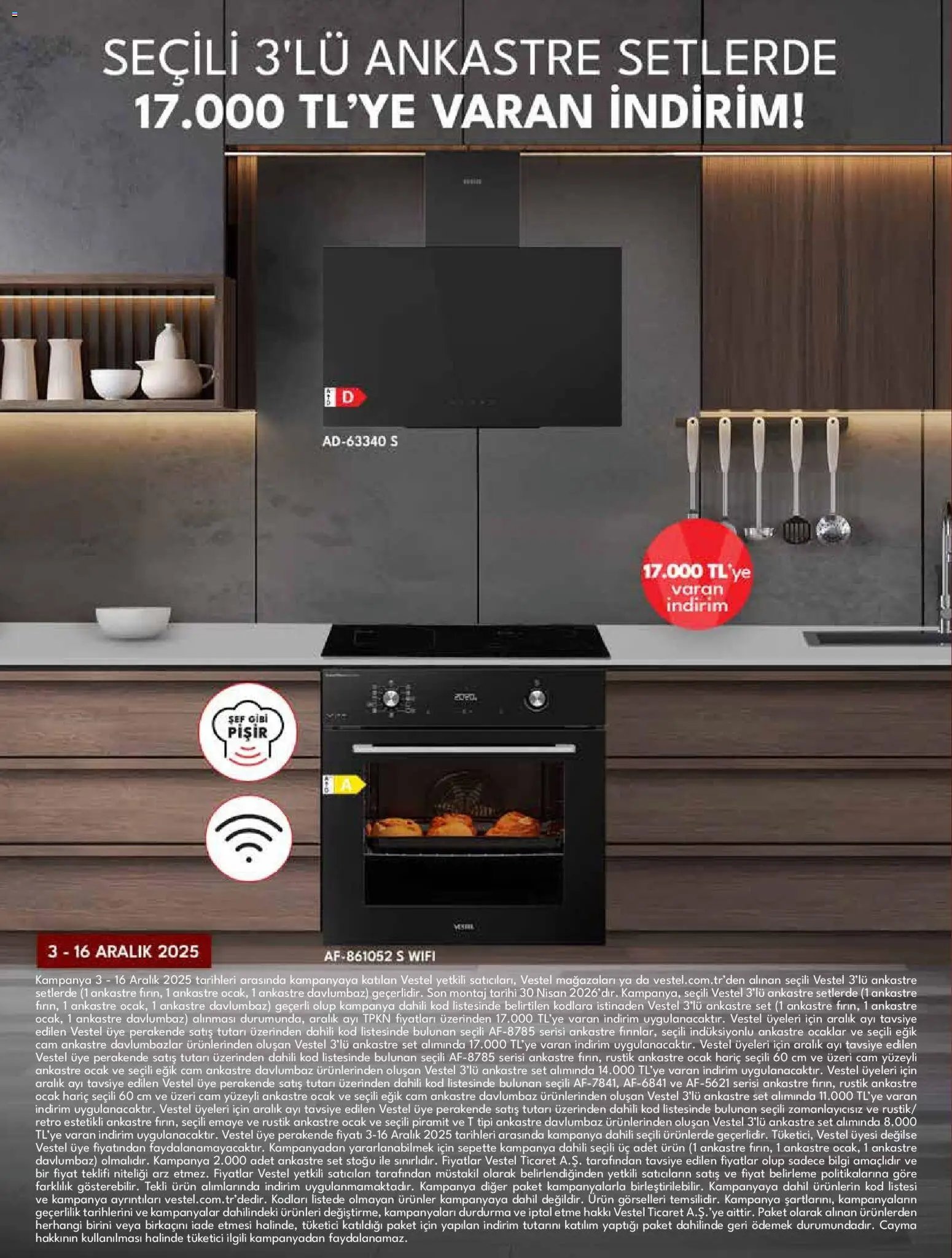 Vestel Ankastre Ürünler