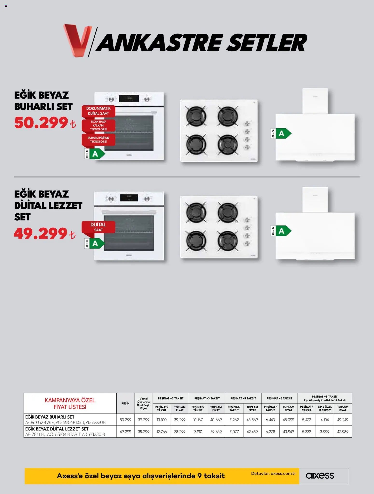 Vestel Ankastre Ürünler