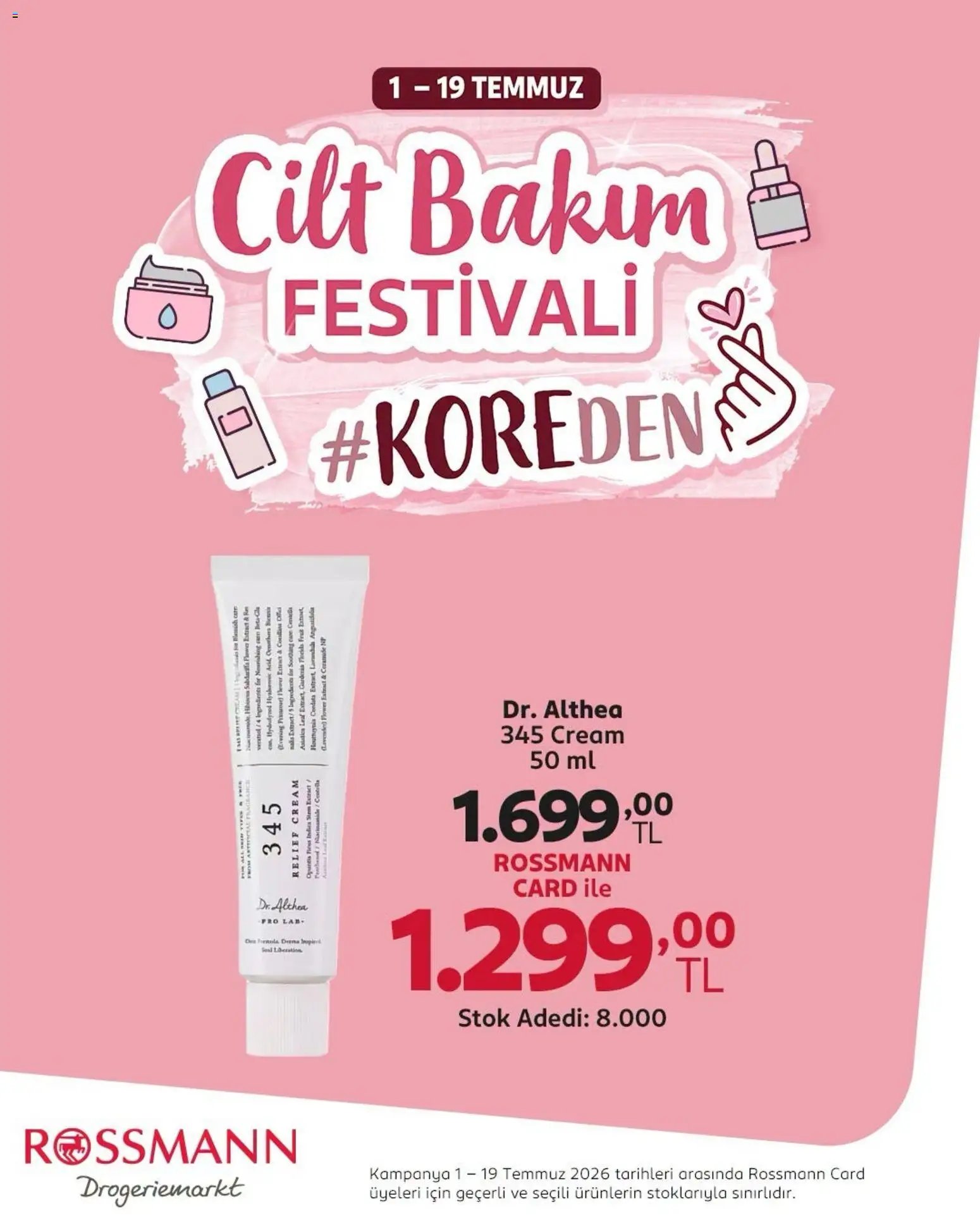 Rossmann - Cilt Bakım Festivali