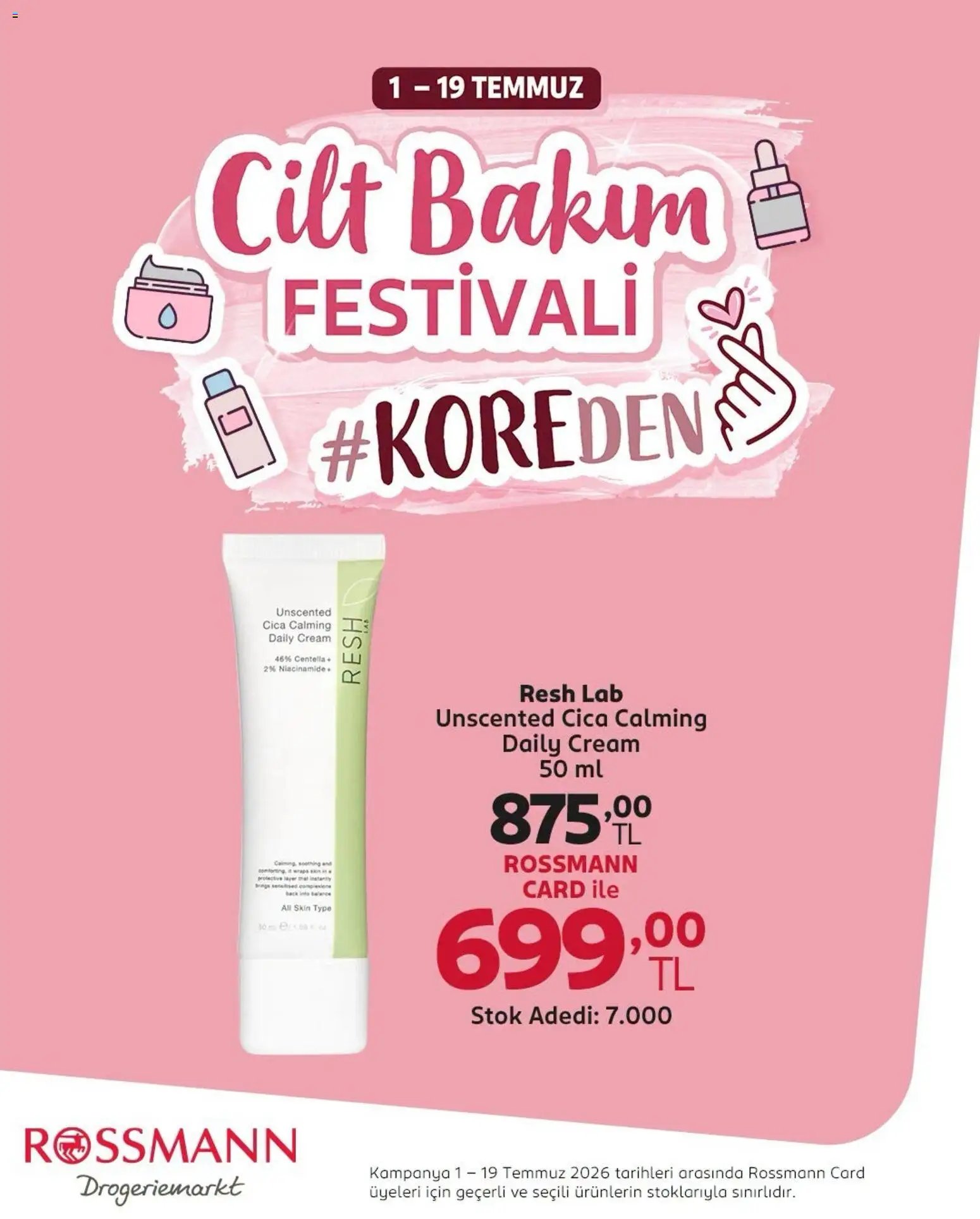 Rossmann - Cilt Bakım Festivali