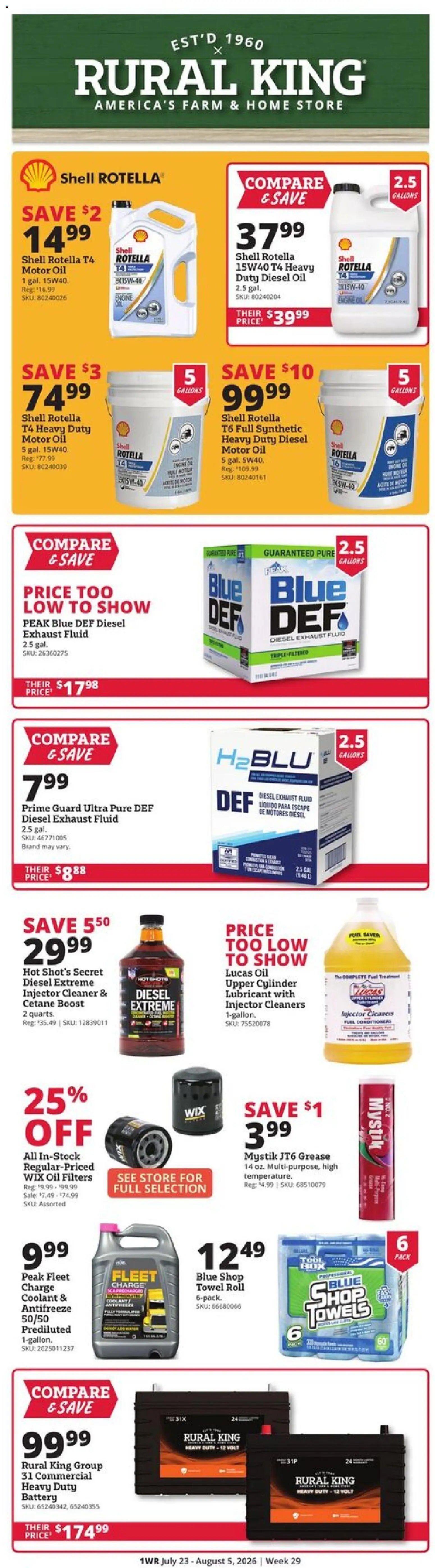 Rural King Weekly Ad