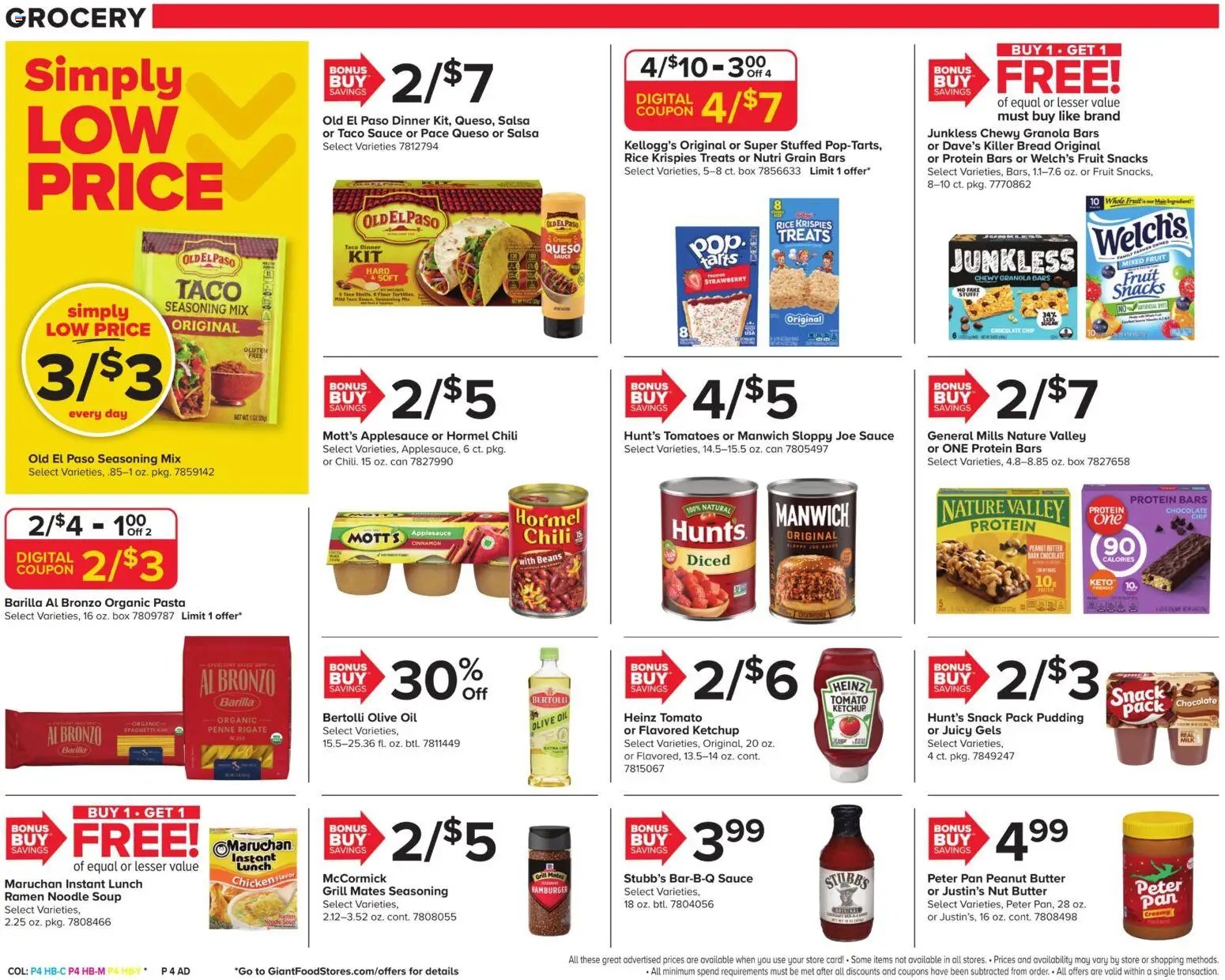 Giant Weekly Ad