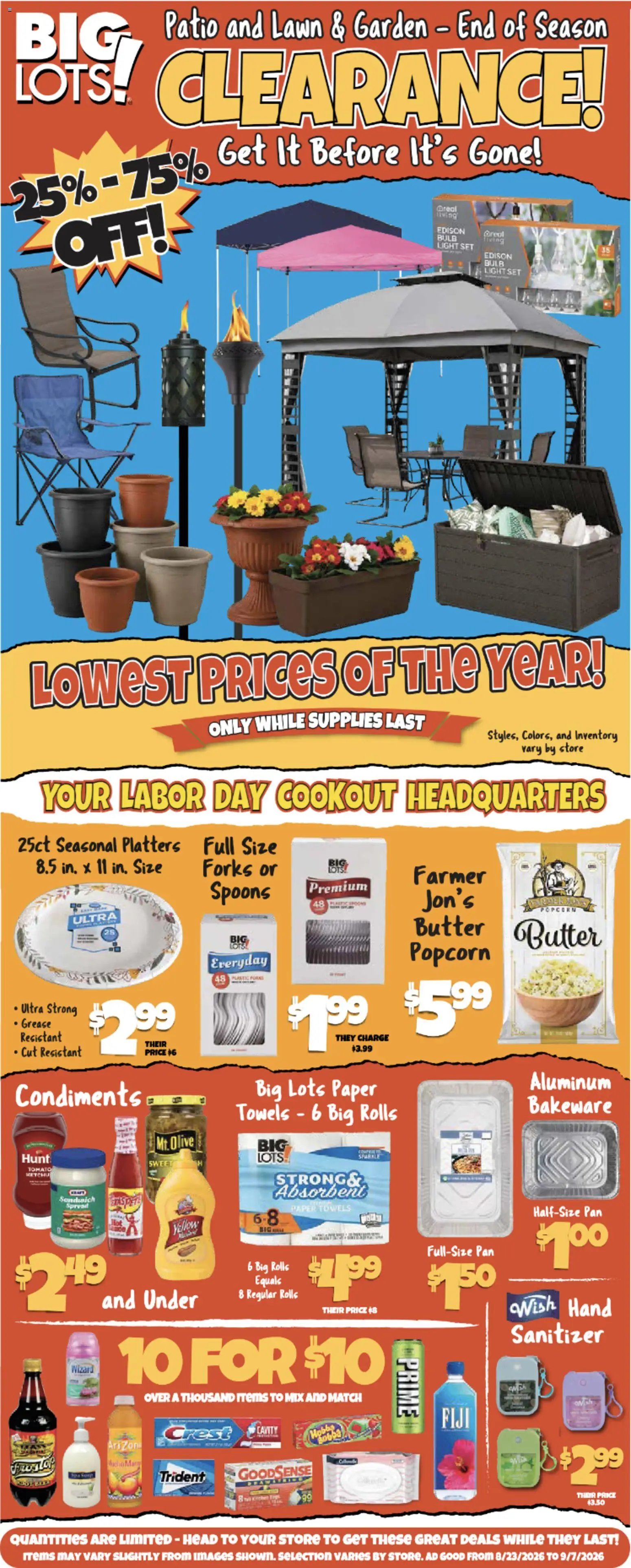 Big Lots Weekly Ad