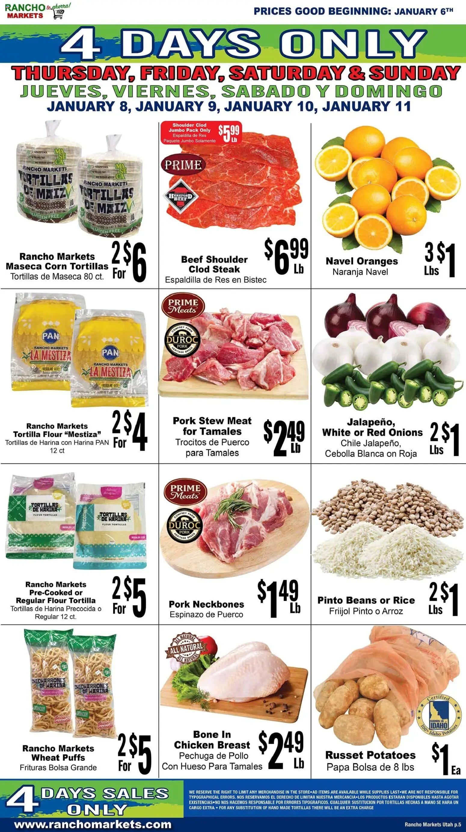 Rancho Markets Weekly Ad