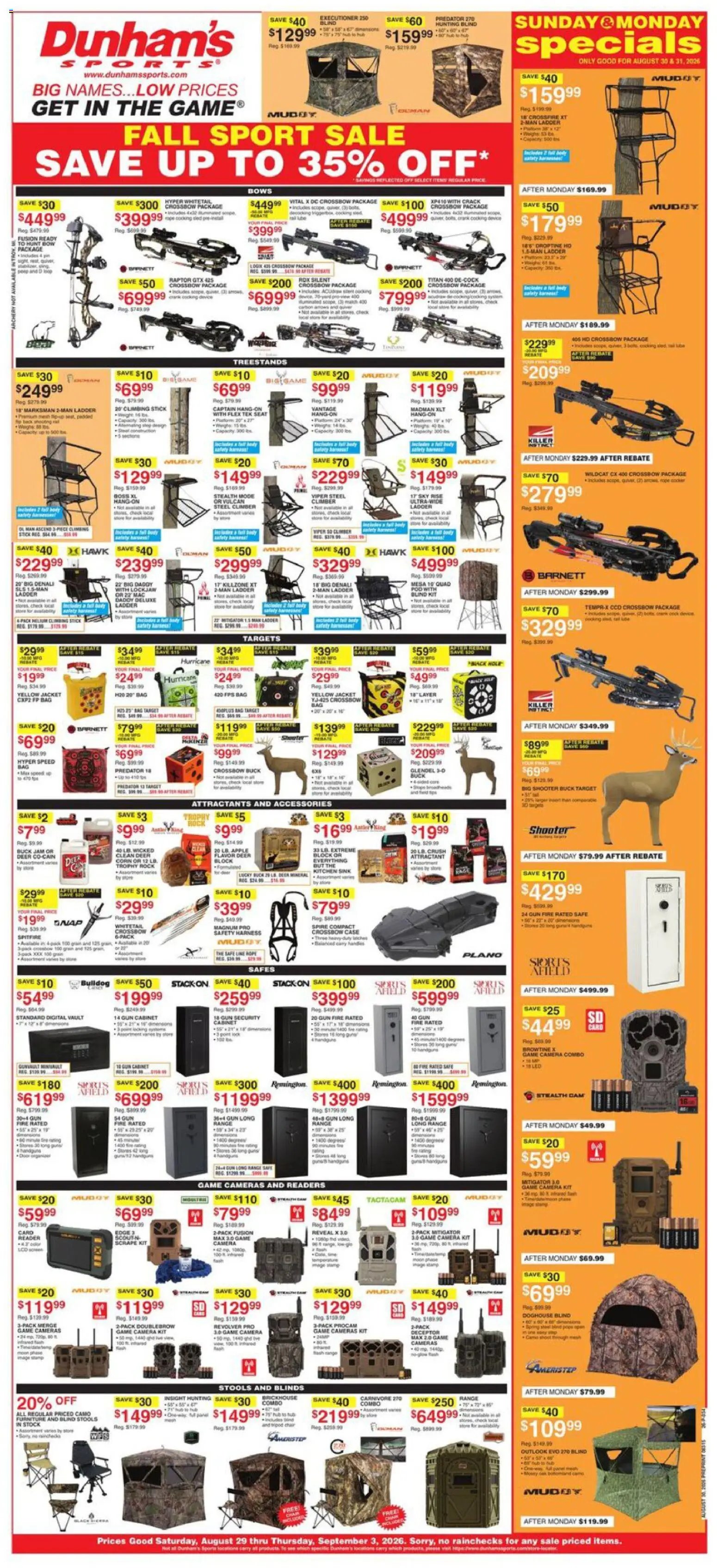 Dunham's Sports Weekly Ad