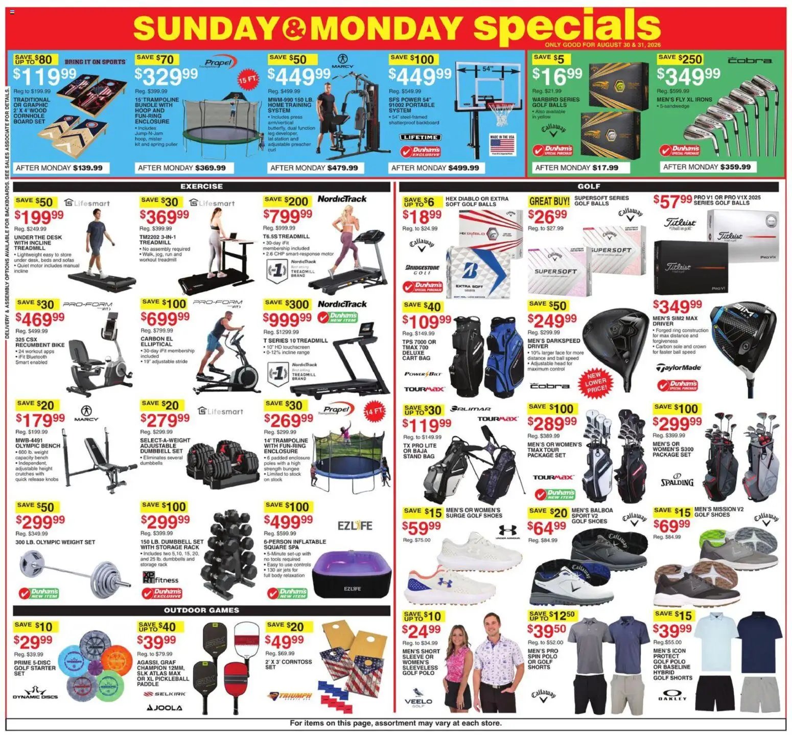 Dunham's Sports Weekly Ad