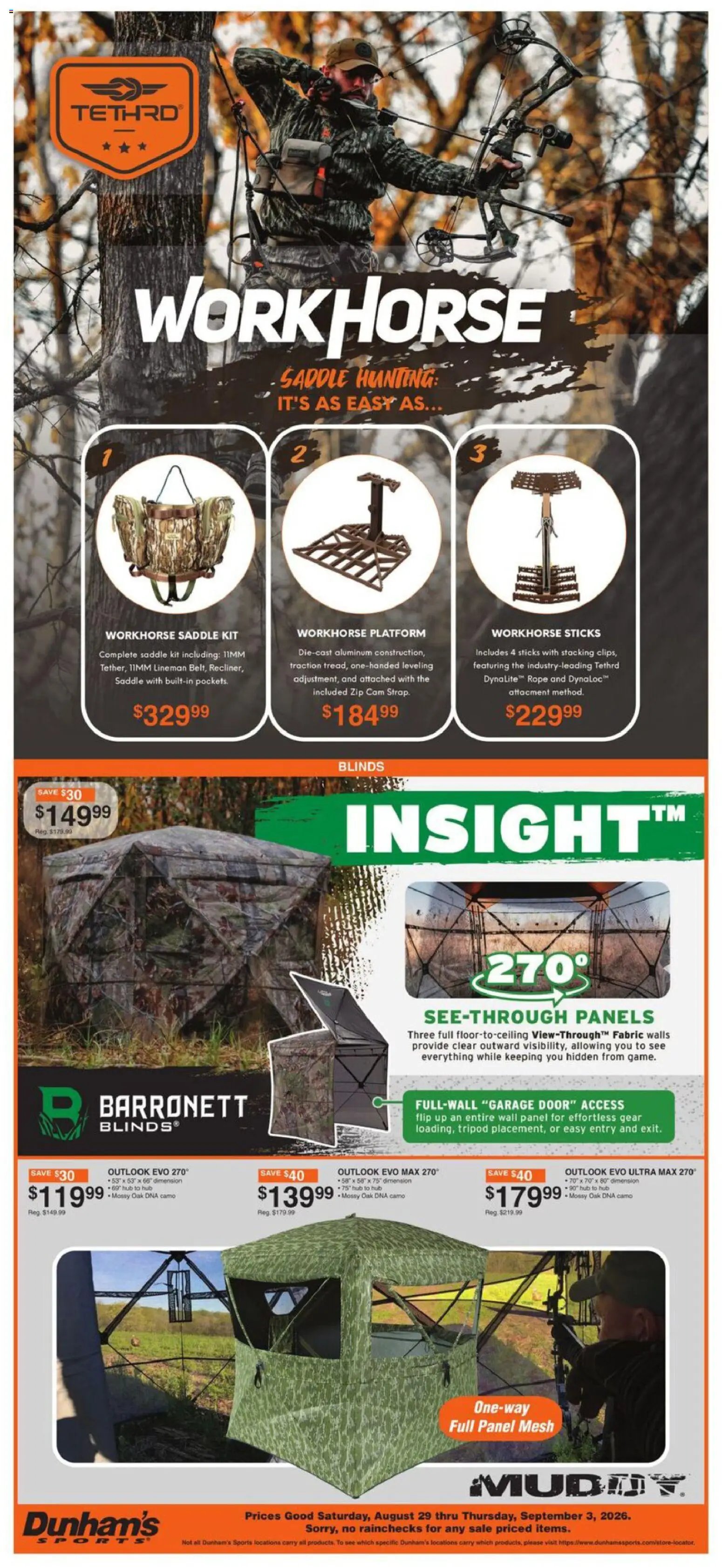 Dunham's Sports Weekly Ad